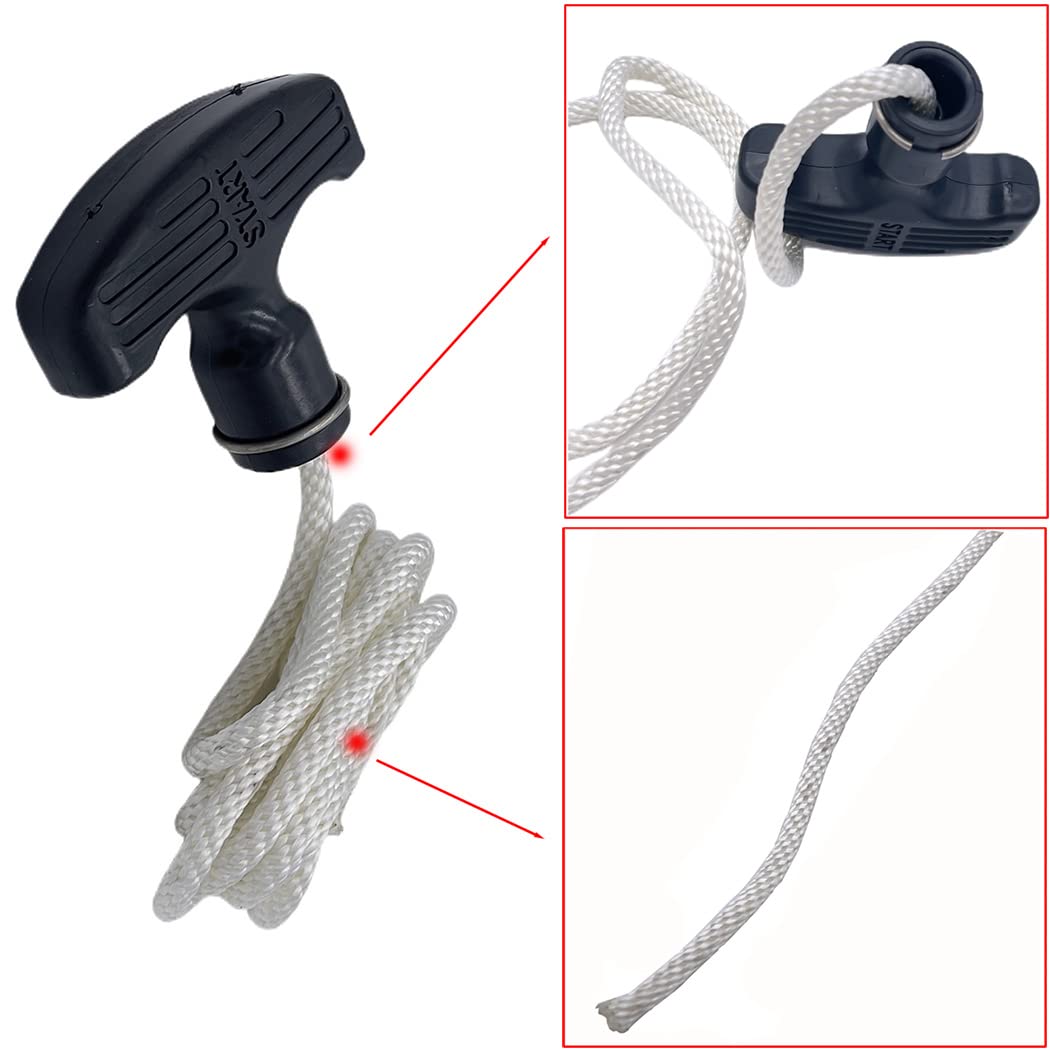 Atv Recoil Starter Pull Start Rope Handle For Polaris Sportsman 335 400 500 Polaris 325 330 Magnum 325 330 425 500 Trail Blazer 250 Predator
