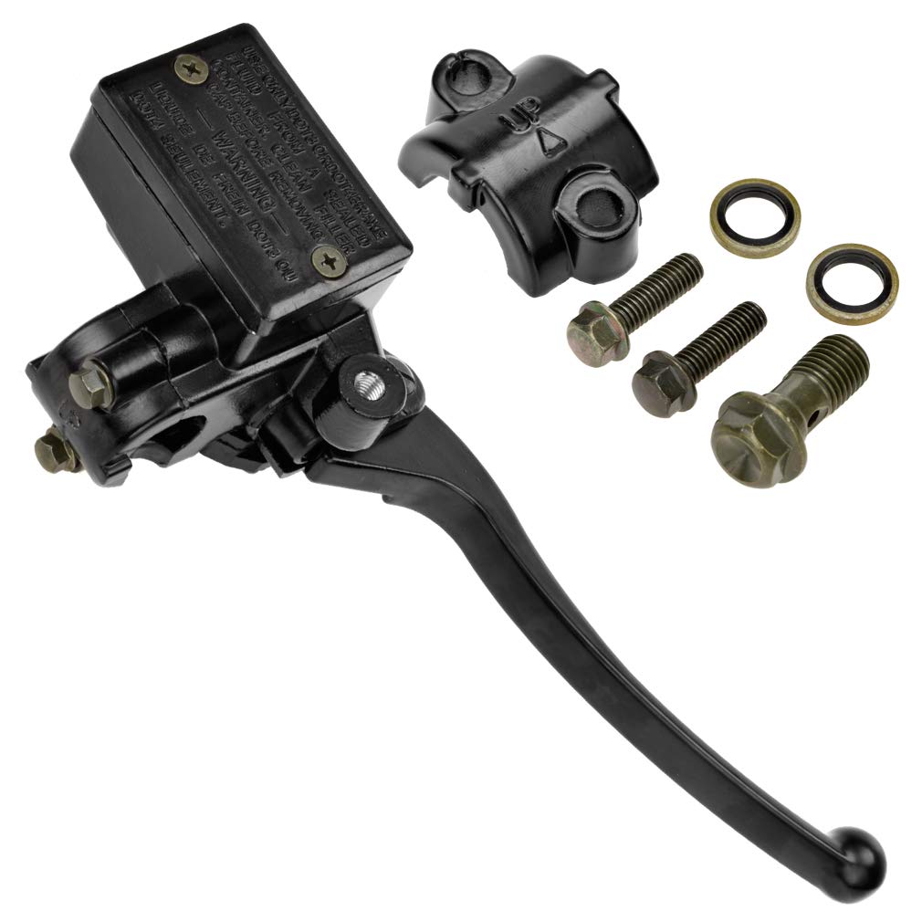 Hiaors 7/8' Brake Master Cylinder Handle Compatible With Recon 250 Trx250 Trx350 Trx400Fw Trx400Ex Fourtrax 300 Foreman 400 450 Rancher 350 Cb550 Ltz400 It200 Atv Quad 4 Wheeler Pit Dirt Bike Parts