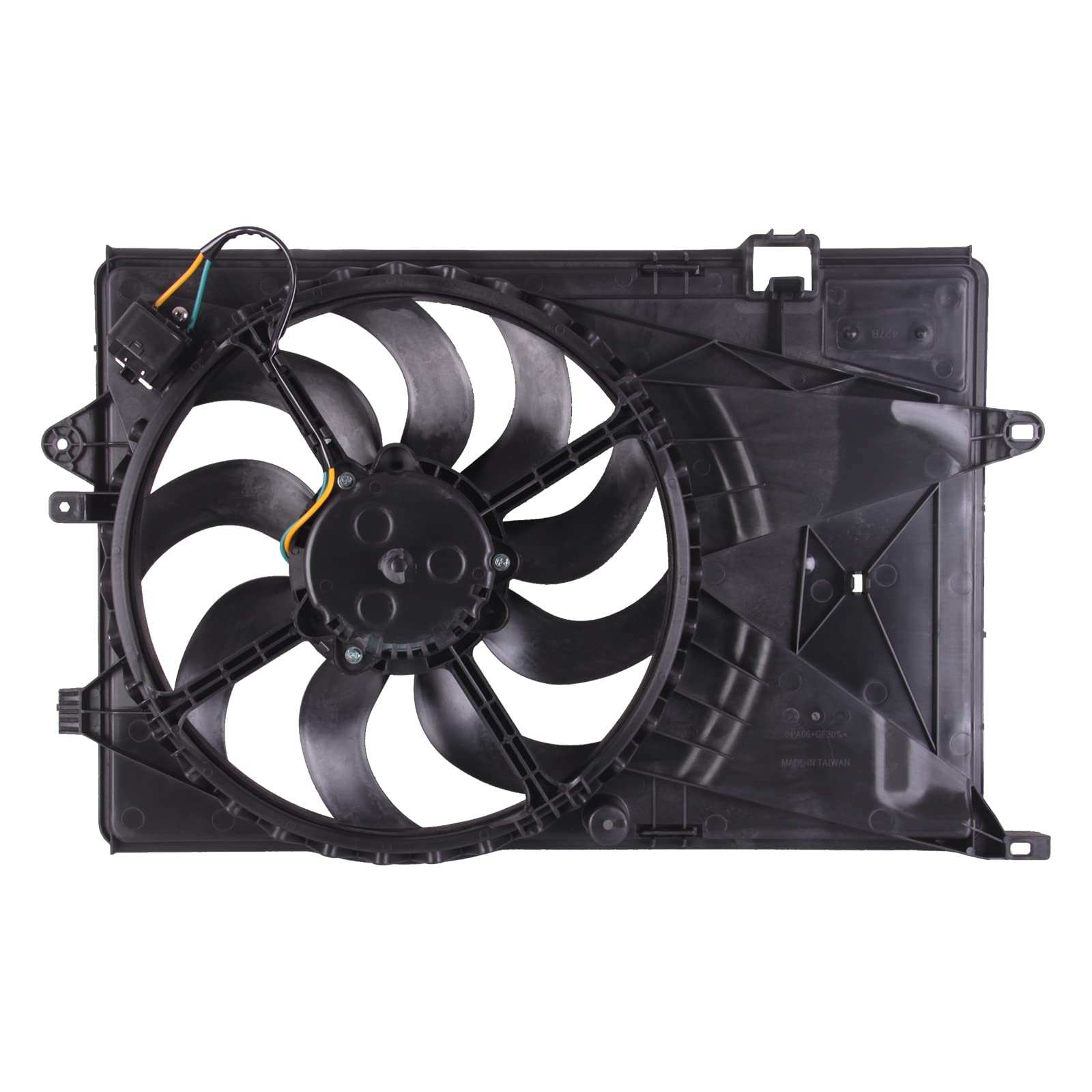 TYG OE Replacement(CAPA Quality) Cooling Fan Extra Silent for 2013-2020 Chevrolet Sonic Sedan/Hatchback Auto Trans 1.4L | 950801