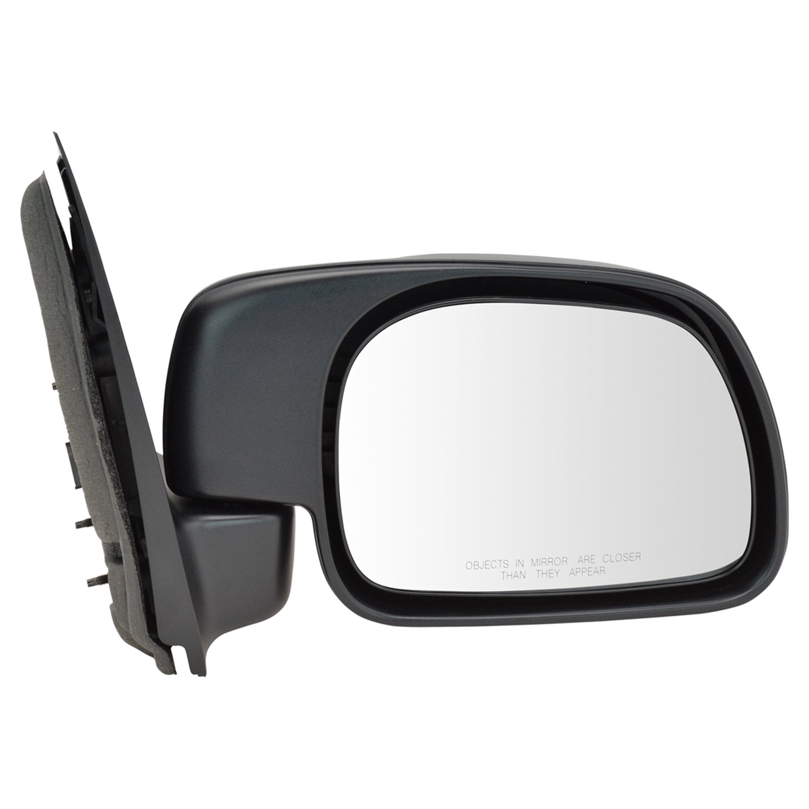 Trq Right Mirror Manual Passenger Side Compatible With 2000-2005 Ford Excursion 1999-2007 F-250 Super Duty F-350 Super Duty Fo13