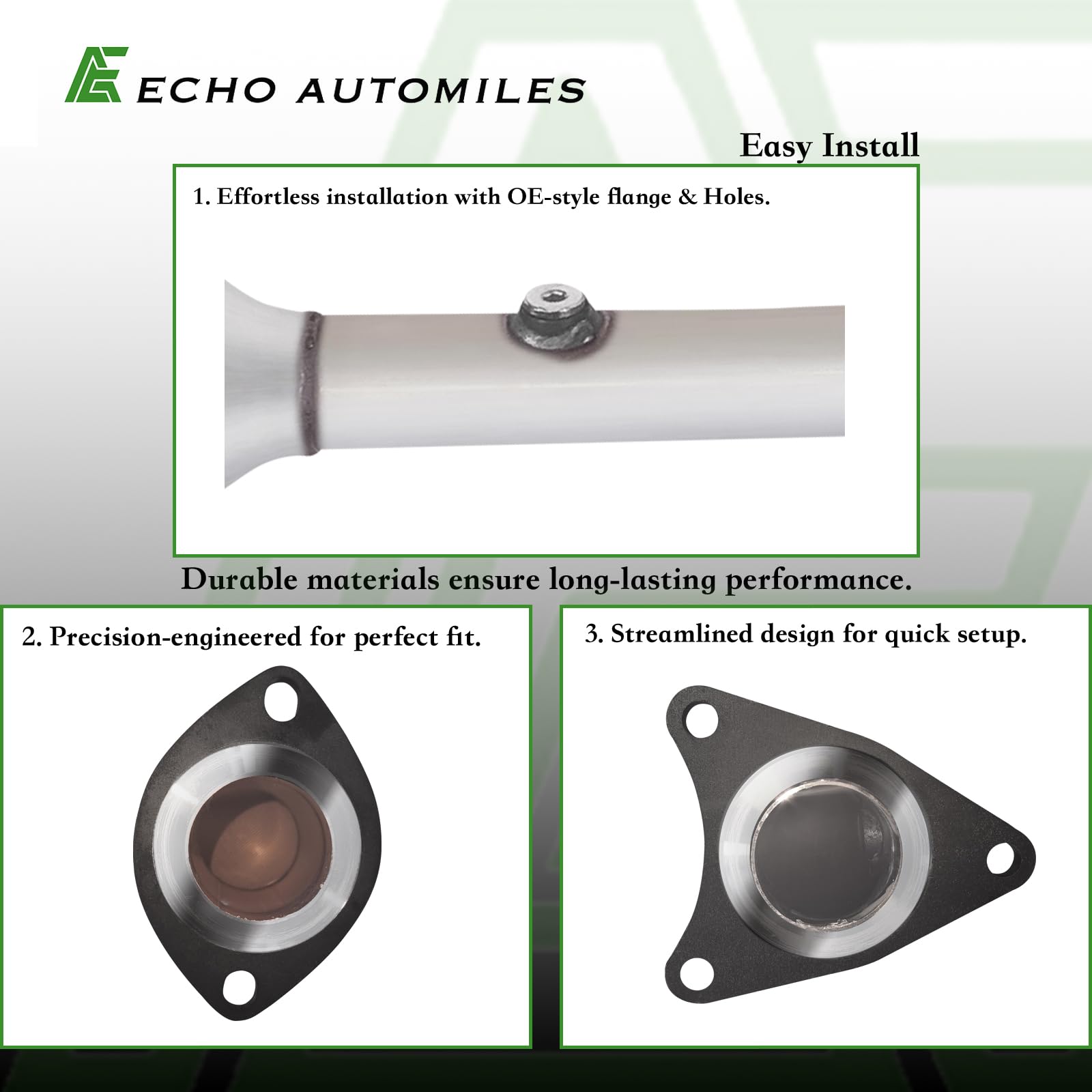 ECHO AUTOMILES Left and Right Catalytic Converter Compatible with 2007 2008 2009 Toyota Tundra V8 5.7L Catalytic Convertor EPA C