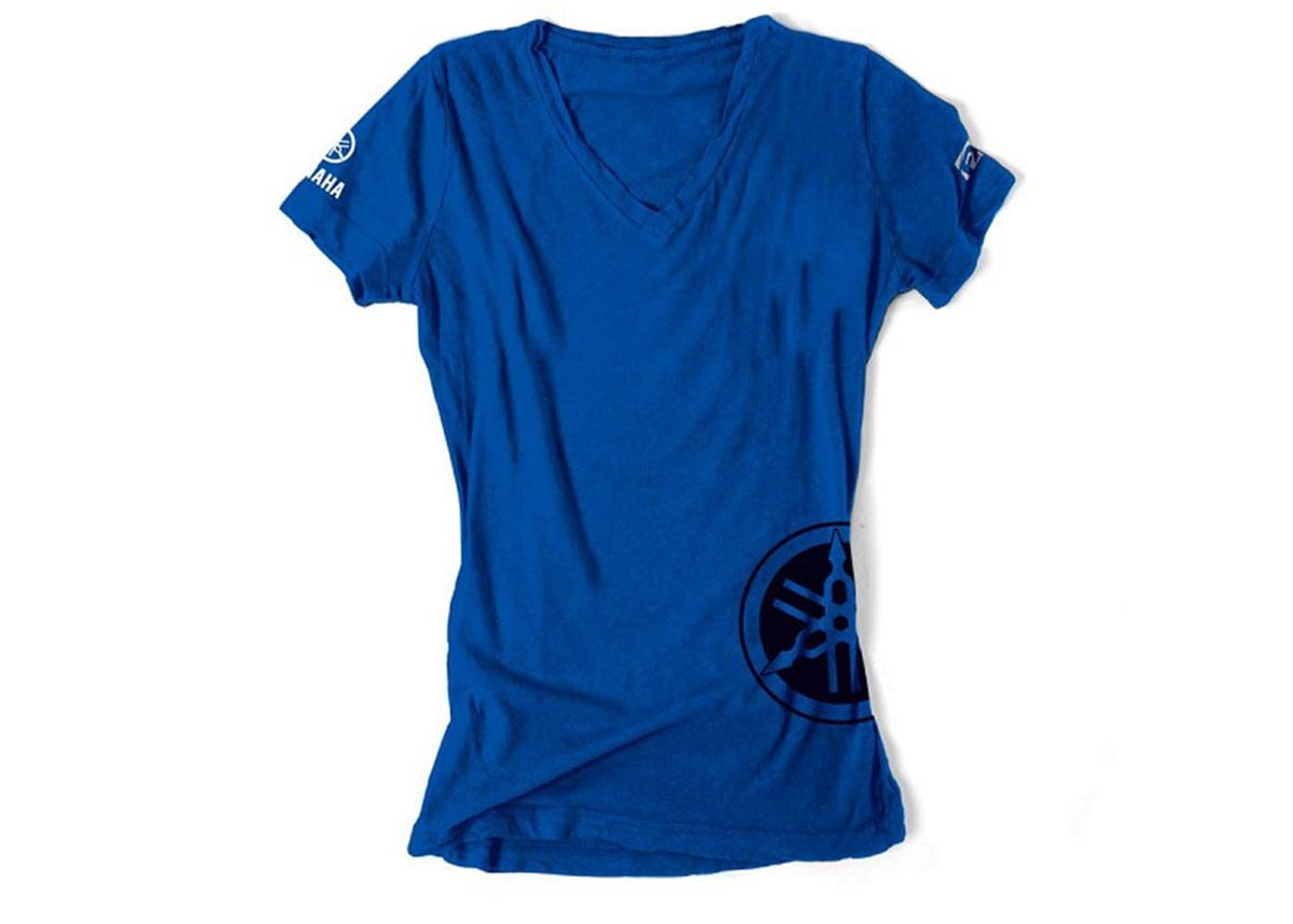 Factory Effex (17-87242) Women'S 'Yamaha' T-Shirt (Royal, Medium)