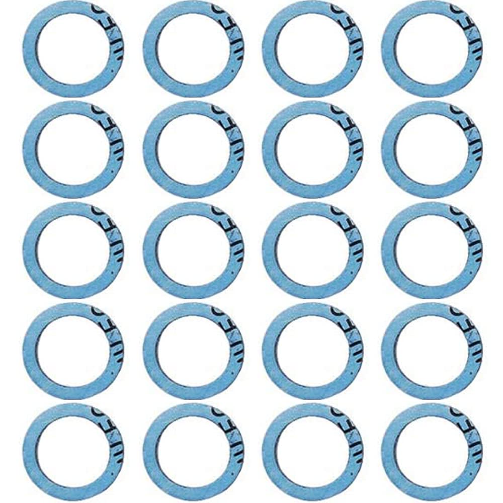20 Pcs Lower Unit Drain Plug Seal Gasket, Gearcase Lube Drain Screw Washer Replacement for Mercury Outboard Evinude Mercruiser O