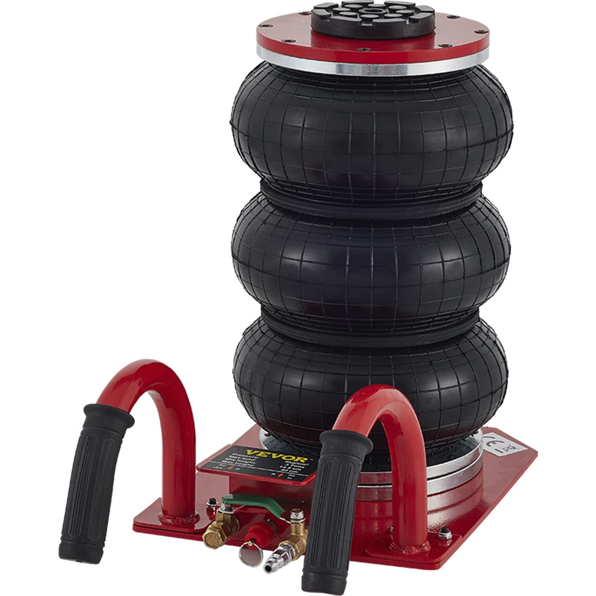 Mophorn Air Jack, 3 Ton/6600 Lbs Air Bag Jack, Pneumatic Jack Fast Lift Up To 16 Inch, Air Jack For Your Cars(Short Handle)