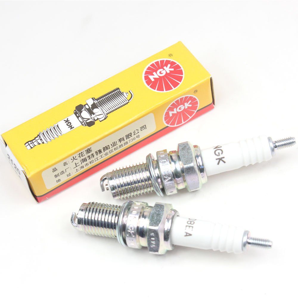 Wings NGK Spark Plug Plugs D8EA #2120 Bayou Wolverin GL1000 TW200 CH250 CF250 Pack of 2