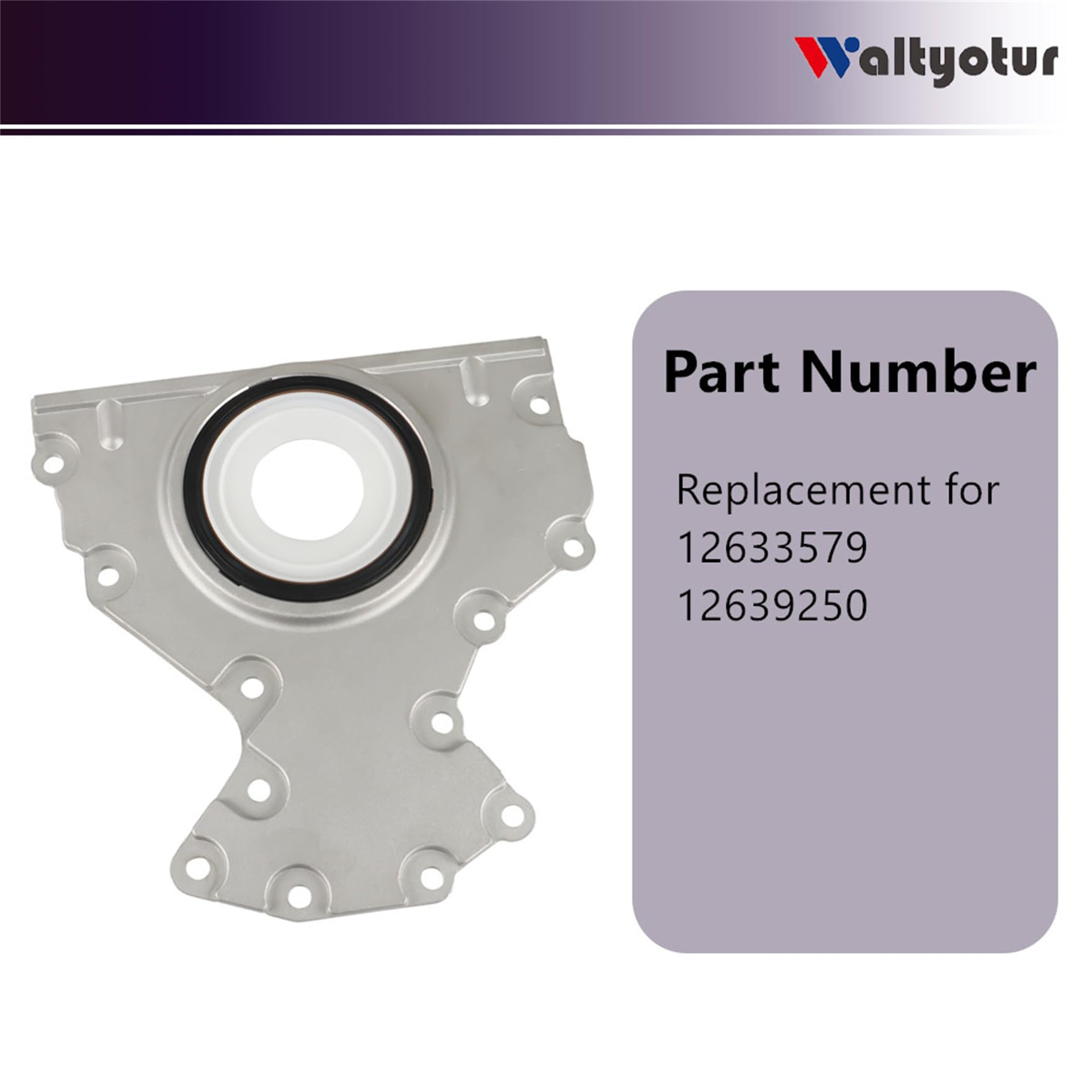 Rear Main Seal Kit Replacement for 5.3L 6.0L 6.2L GMC 4.8L 5.3L 6.0L 12633579 12639250