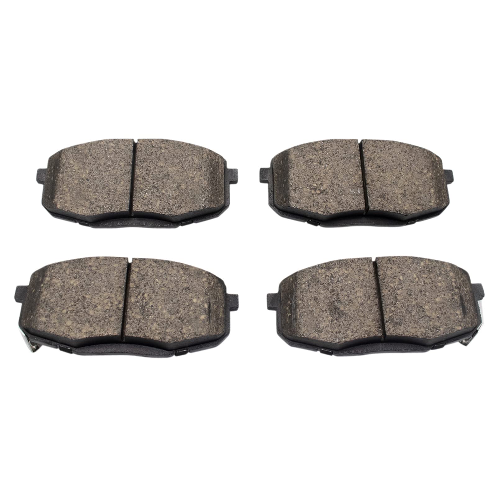 TRQ Front Brake Pads Ceramic Compatible with 2018-2020 Hyundai Elantra GT 2018-2023 Kona 2020 Kona Electric 2019-2022 Kia Forte