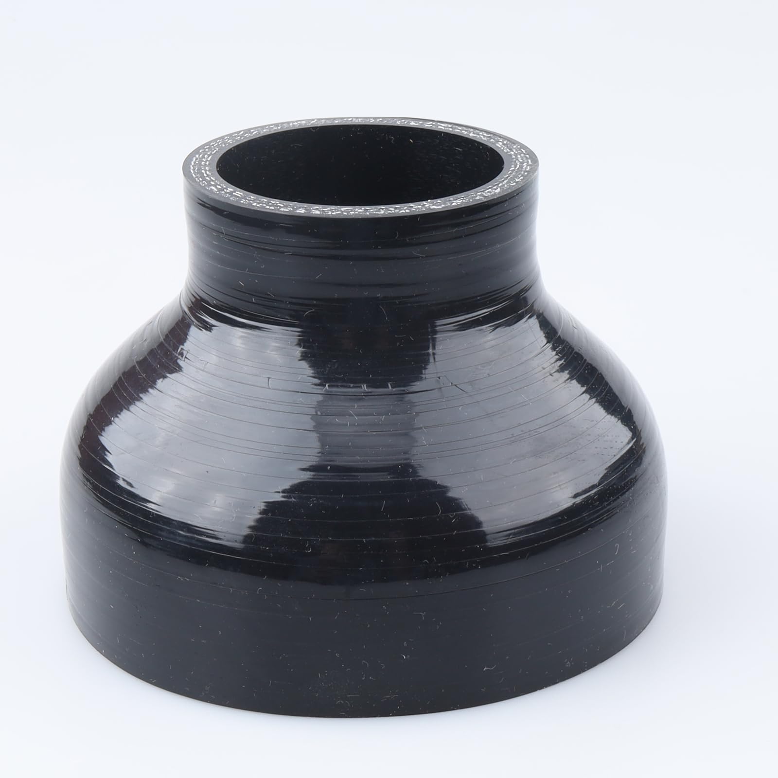 Ac Performance Id 4'' To 2'' (102Mm To 51Mm) Silicone Hose Straight Reducer 4-Ply Reinforced Black, 3'' Length