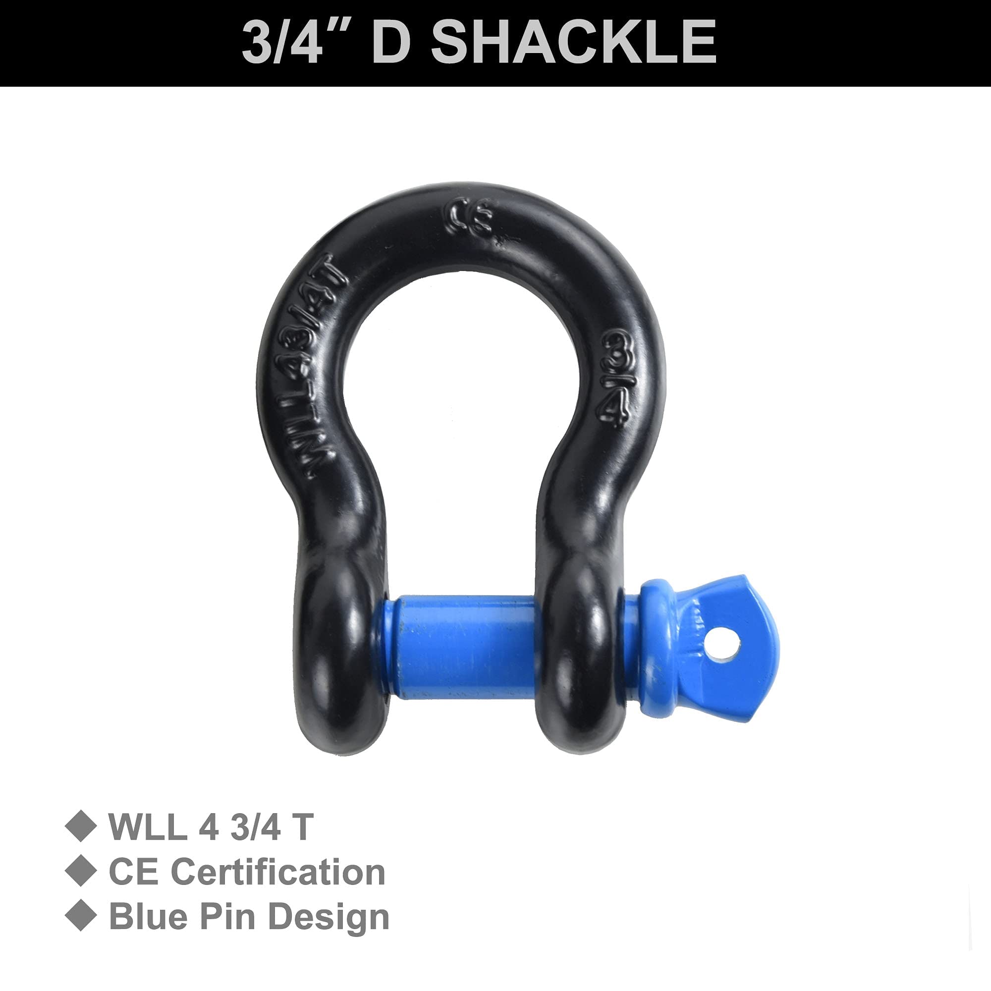 Reysun 864058 Recovery Trailer Hitch Tri Ball Mount And 360 Swivel Tow Shackle, Fits For 2' Receiver, Class V Hitch Lock Included…