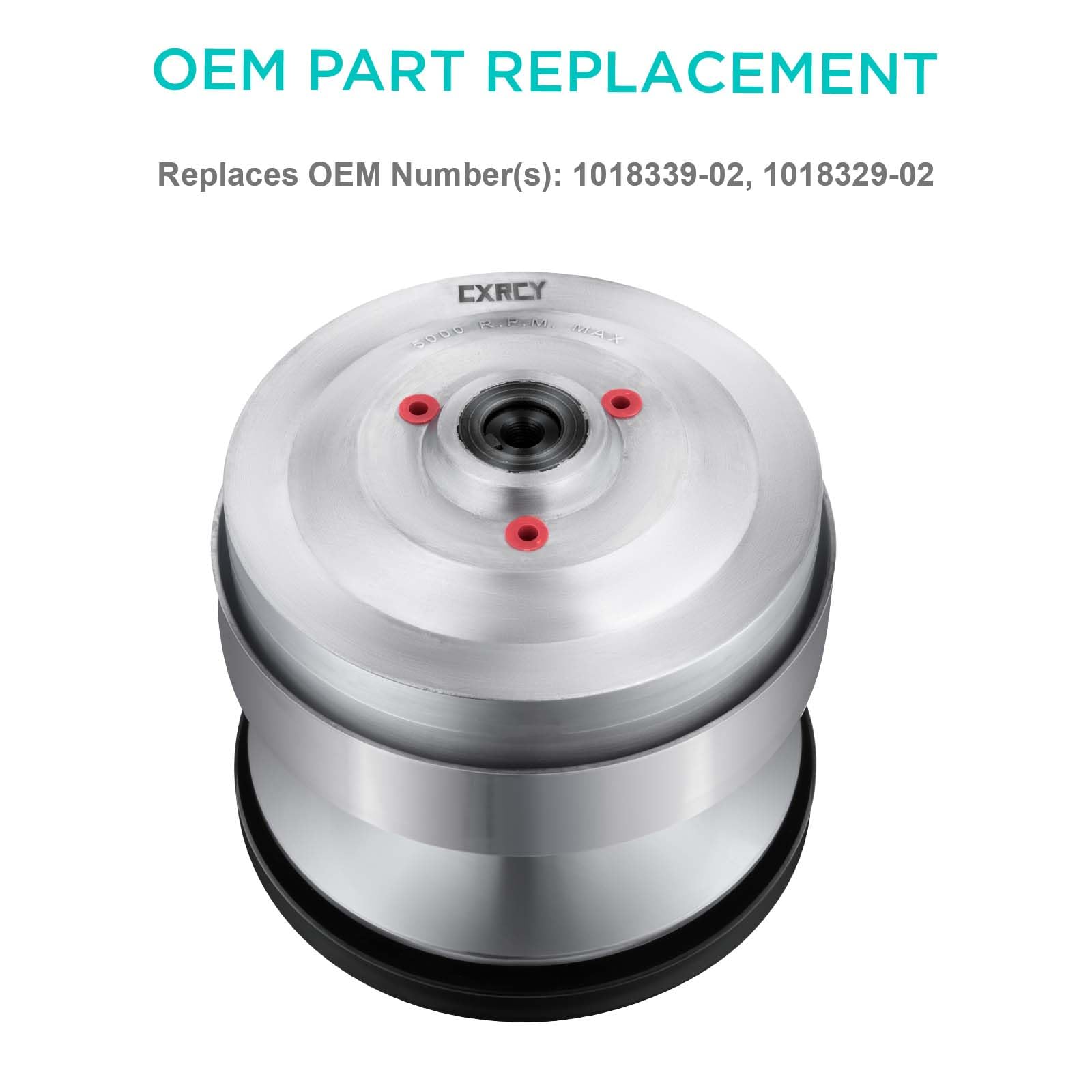 Cxrcy Club Car Gas Golf Cart Drive Clutch Ds Precedent Primary Clutch Dry Centrifugal Clutch Compatible With Max 5000 R.P.M Replace Nivel 5700/Cp0020 (1997-2015)