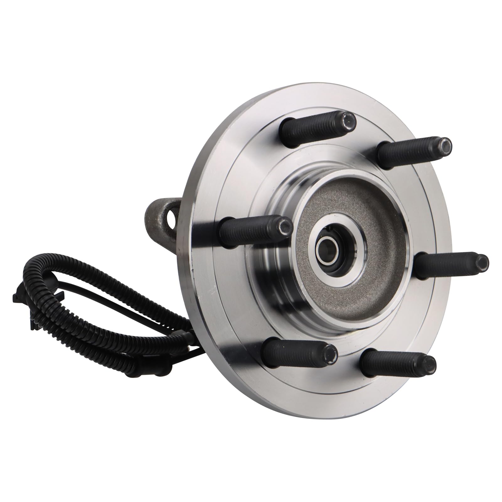 Trq Front Passenger Side Wheel Bearing & Hub Assembly With Abs Sensor Compatible With 2011-2014 Ford Expedition 2010-2014 F-150