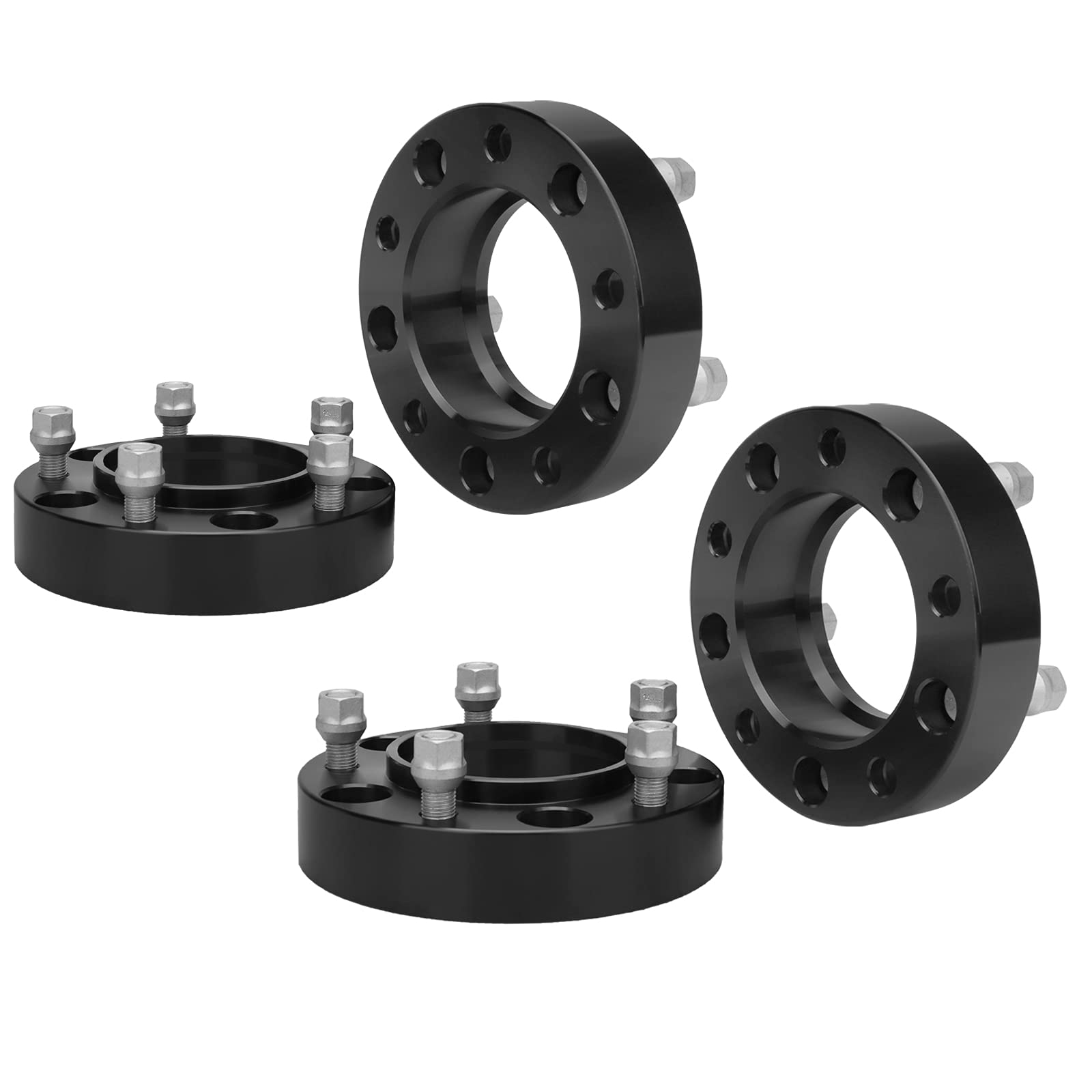 IRONTEK 5x150mm Wheel Spacers 1.5'' (110mm Hub Bore, 14x1.5 Studs) 5x150mm to 5x150mm Hubcentric Wheel Spacer for Toyota 98-21 L