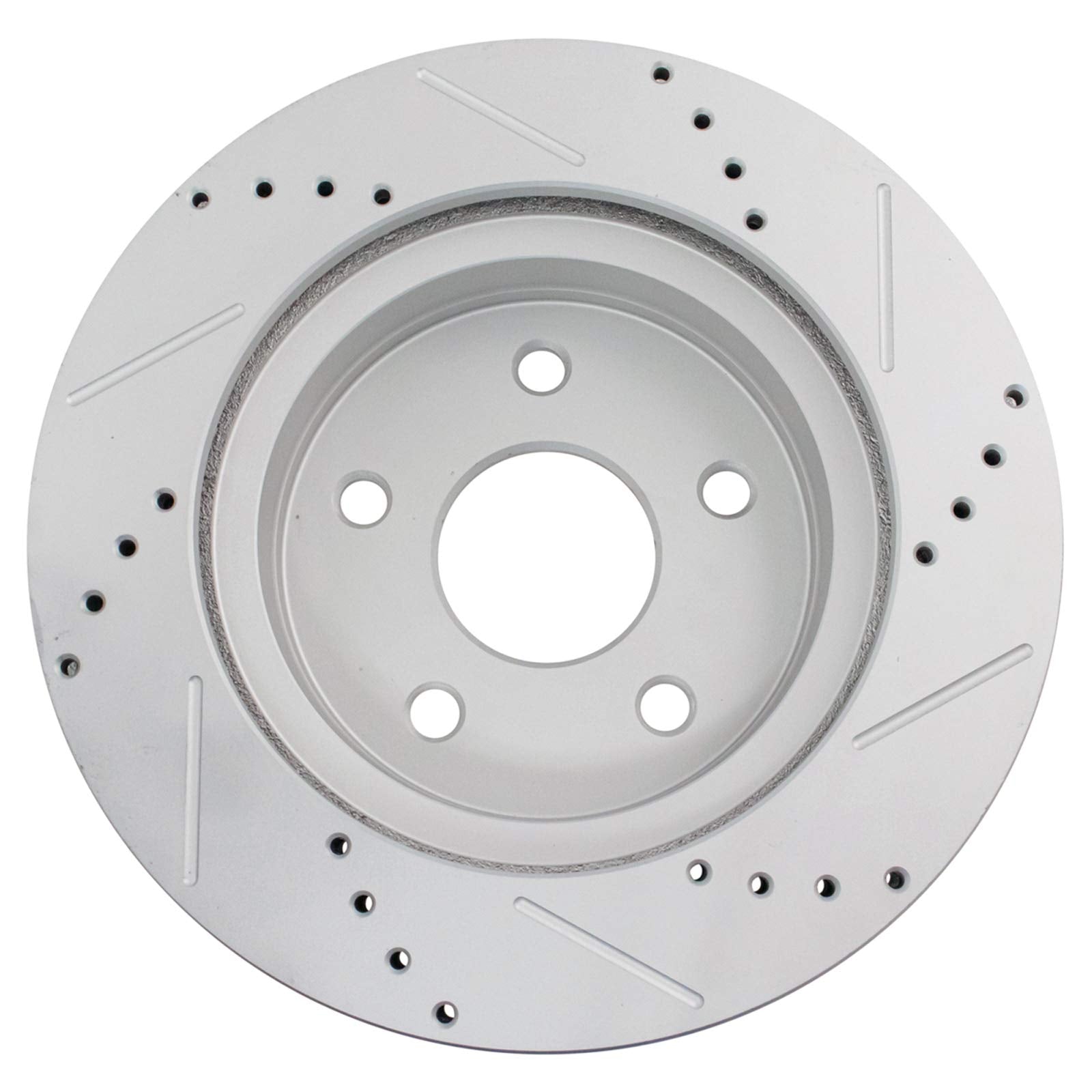 Trq Front Performance Brake Rotors Set Premium G-Coated Compatible With 2007-2009 Chrysler Aspen 2004-2009 Dodge Durango 2002-20