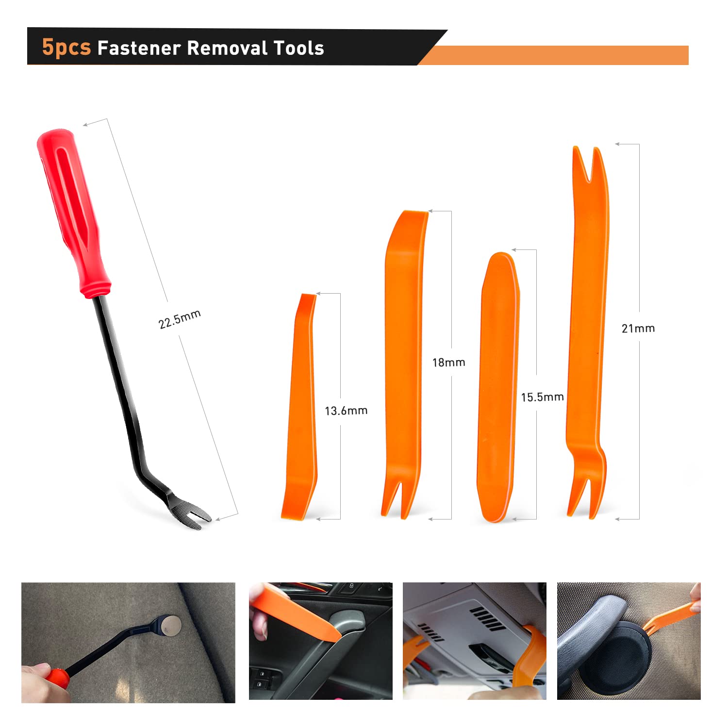 Gooacc 700Pcs Car Push Retainer Clips Auto Fasteners Assortment 30 Sizes Nylon Bumper Fender Rivets With 10 Cable Ties Fasteners