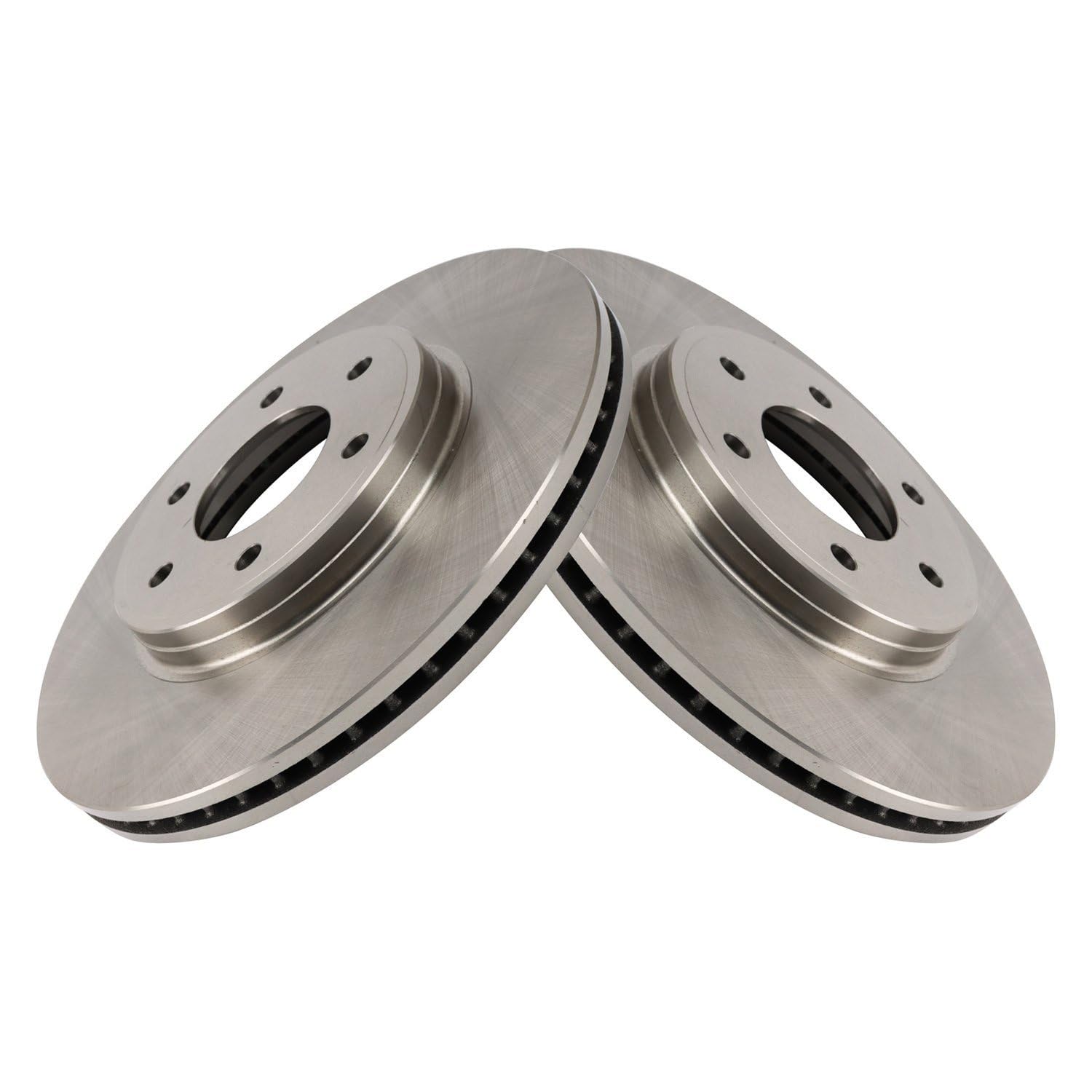 Trq Front Brake Rotors Set Compatible With 2006-2009 Chevrolet Trailblazer 2008-2009 Saab 9-7X