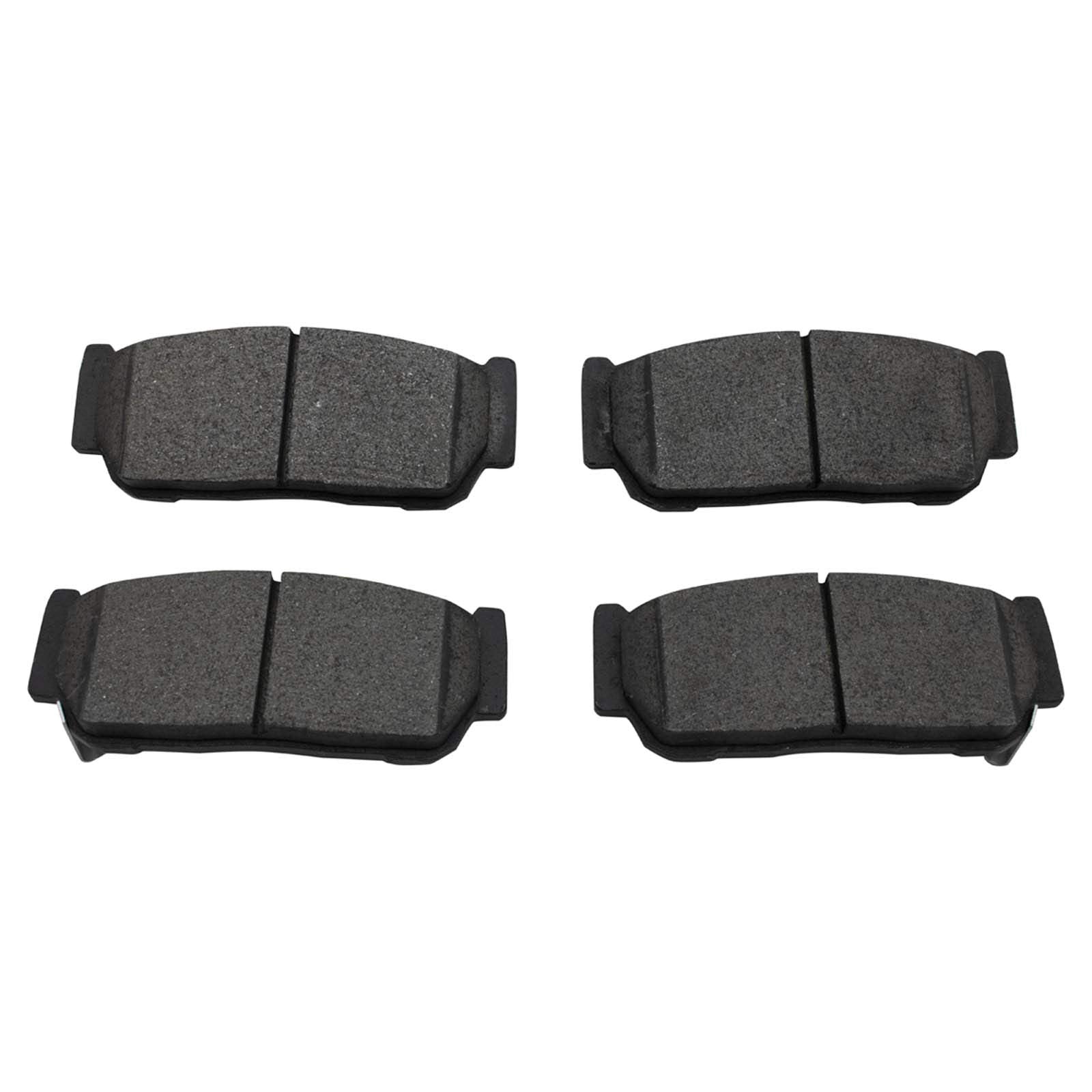 TRQ Rear Brake Pads Ceramic Compatible with 2007 Hyundai Entourage 2006 Kia Sedona 2003-2009 Sorento