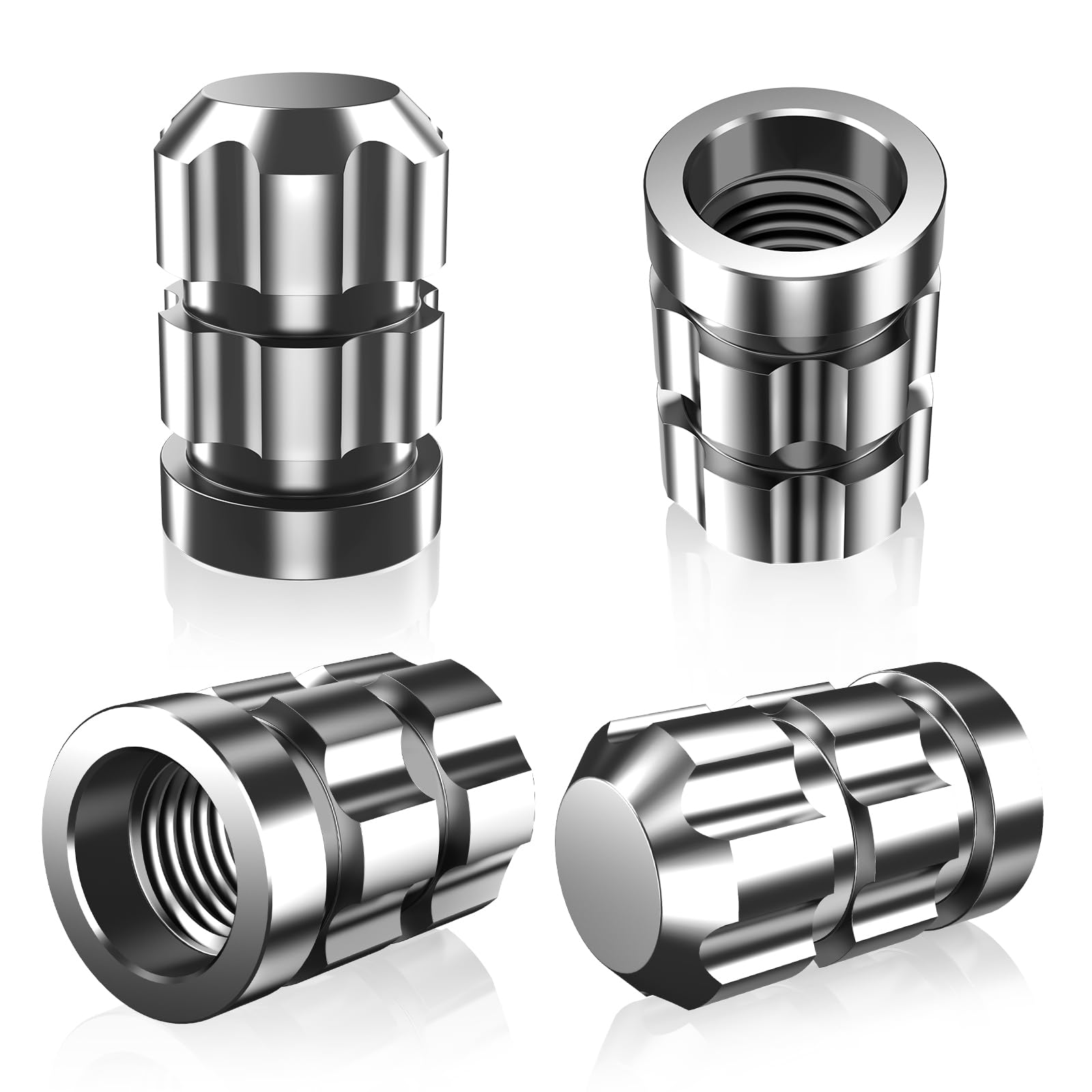 Quarkace Tire Valve Stem Caps, Universal Tire Valve Caps For Car, Motorcycle And Bike, Non-Fading Bright Color, Corrosion Resist