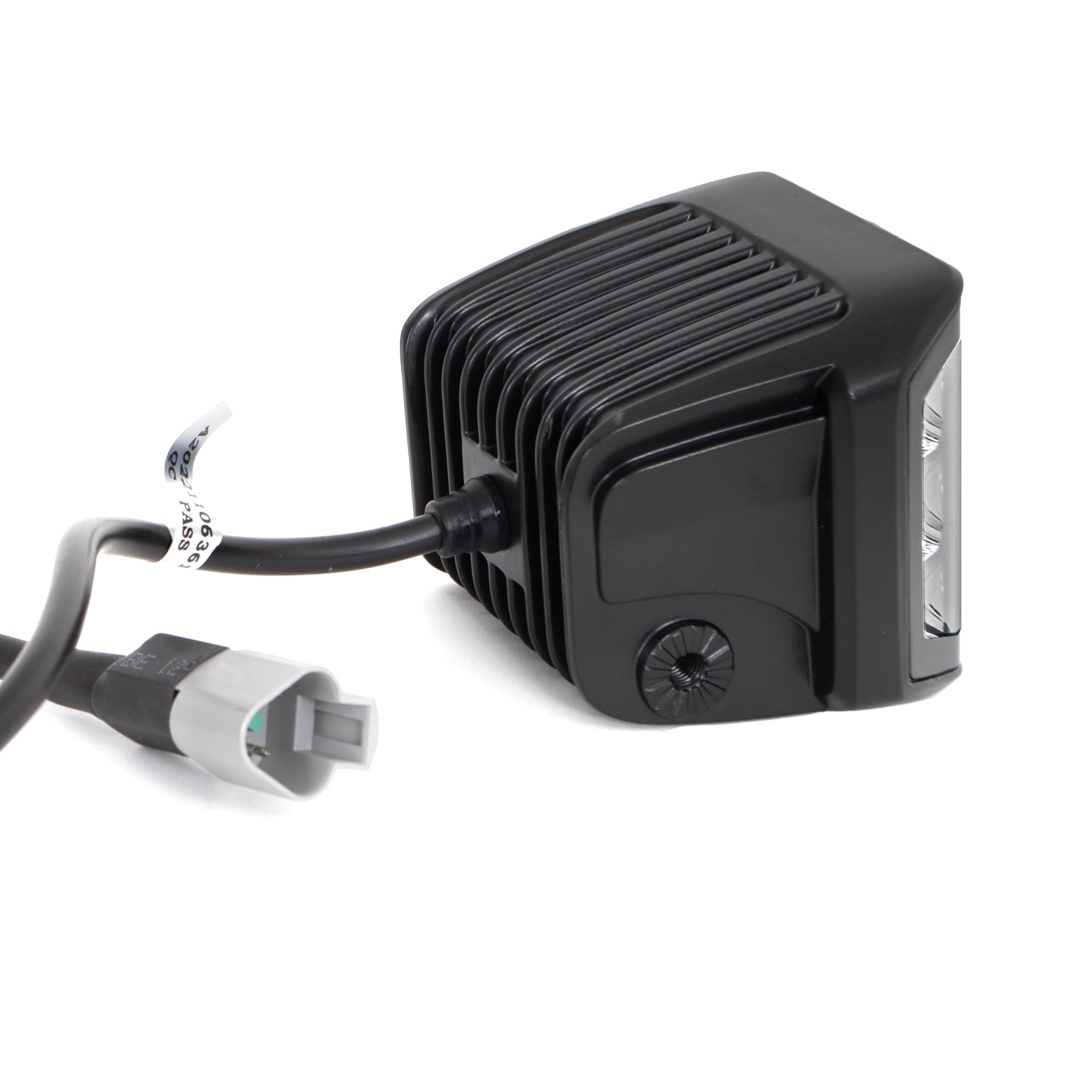 Go Rhino 750700322Scs Blackout Combo Series - Sideline 4X3 Led Cube Spot Lights, Pair, W/Amber Leds