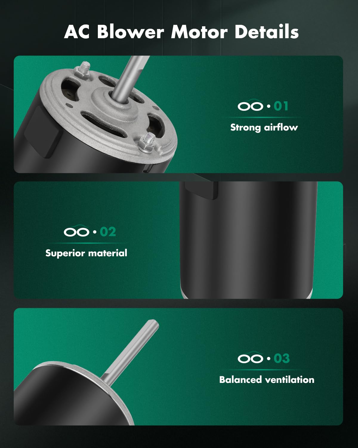 SCITOO BM00126C HVAC Blower Motor For Kenworth 1981-2018,For Peterbilt 1996-2018