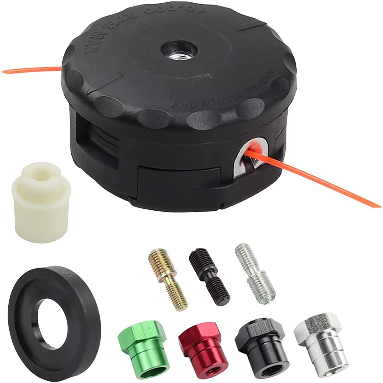 Jinerdony Universal Trimmer Head 99944200907 3-3/4' For Echo Speed Feed 400 Shindaiwa Homelite Redmax Weed Eater