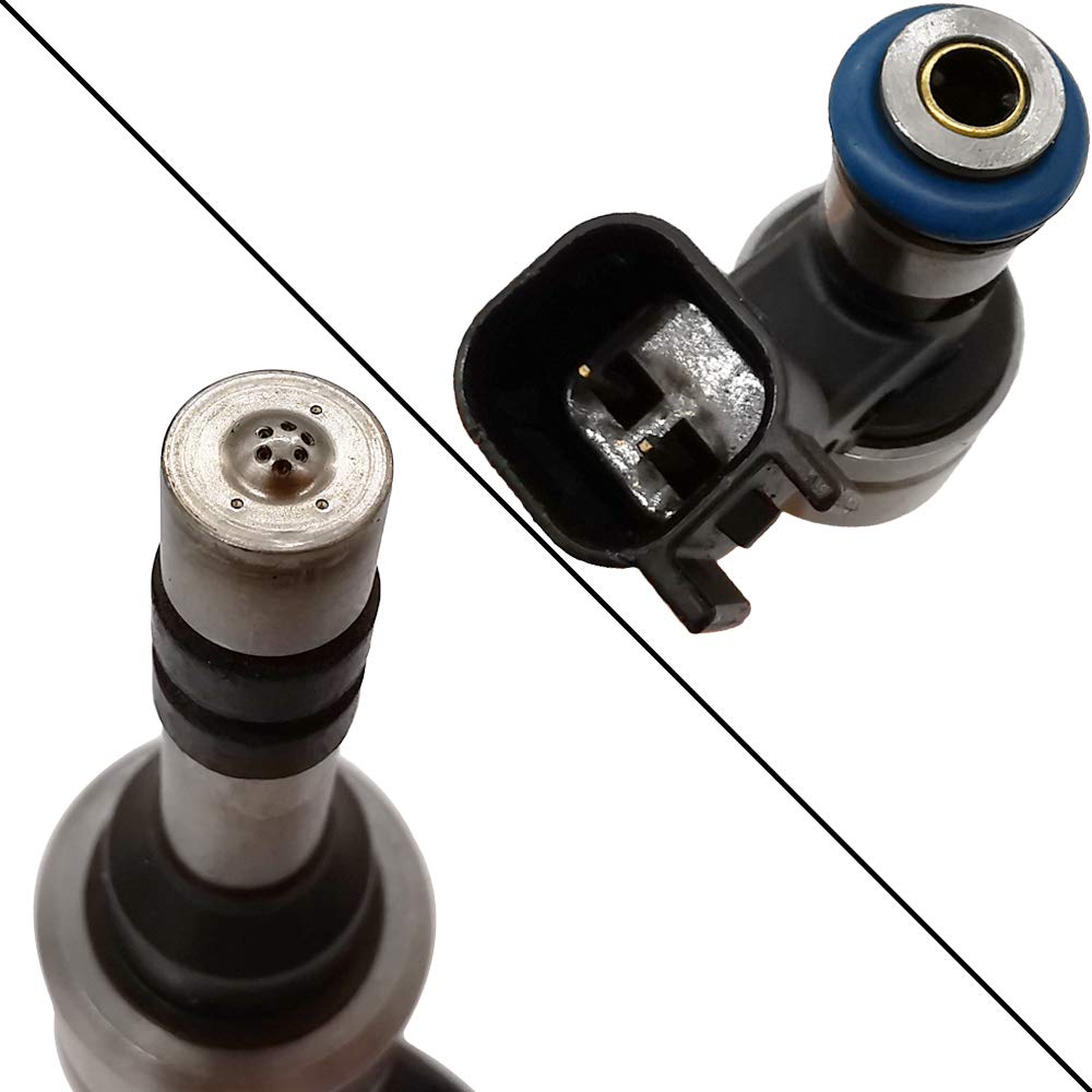 Automotive-Leader 4Pcs Jsd9-B2 Fj1154 12633784 Fuel Injectors 6 Holes Engine Fuel Spray Nozzle For Buick Lacrosse Regal Verano, Chev-Y Captiva Sport Malibu Impala Equinox, G-M-C Terrain 217-3427