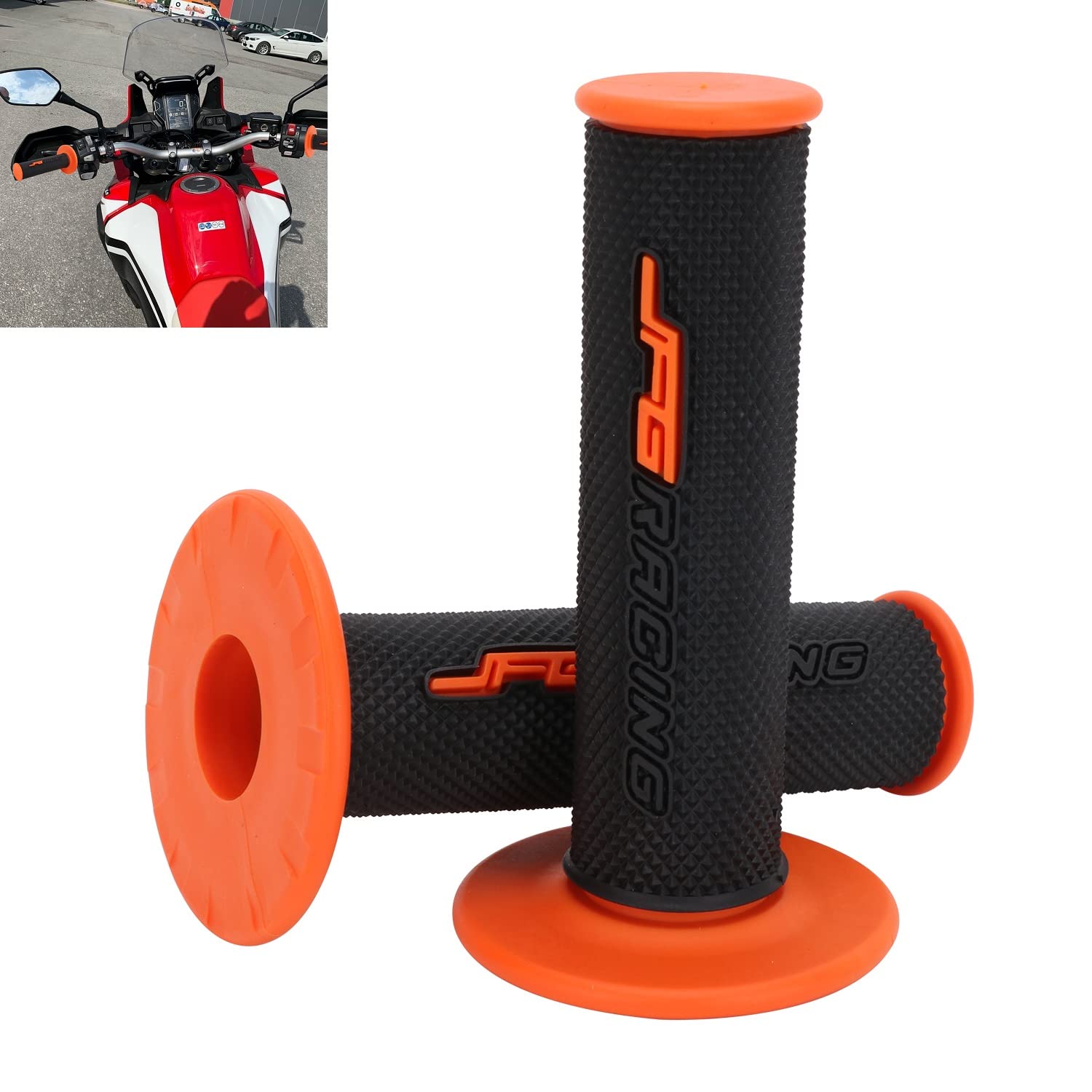 Dirt Bike Grips 7/8    Motorcycle Grips Atv Handlebar Grips Universal For Sx50 Sx-F Ex500 Exc-F Xc-W Xcf-W Excf Dirt Pit Bike At