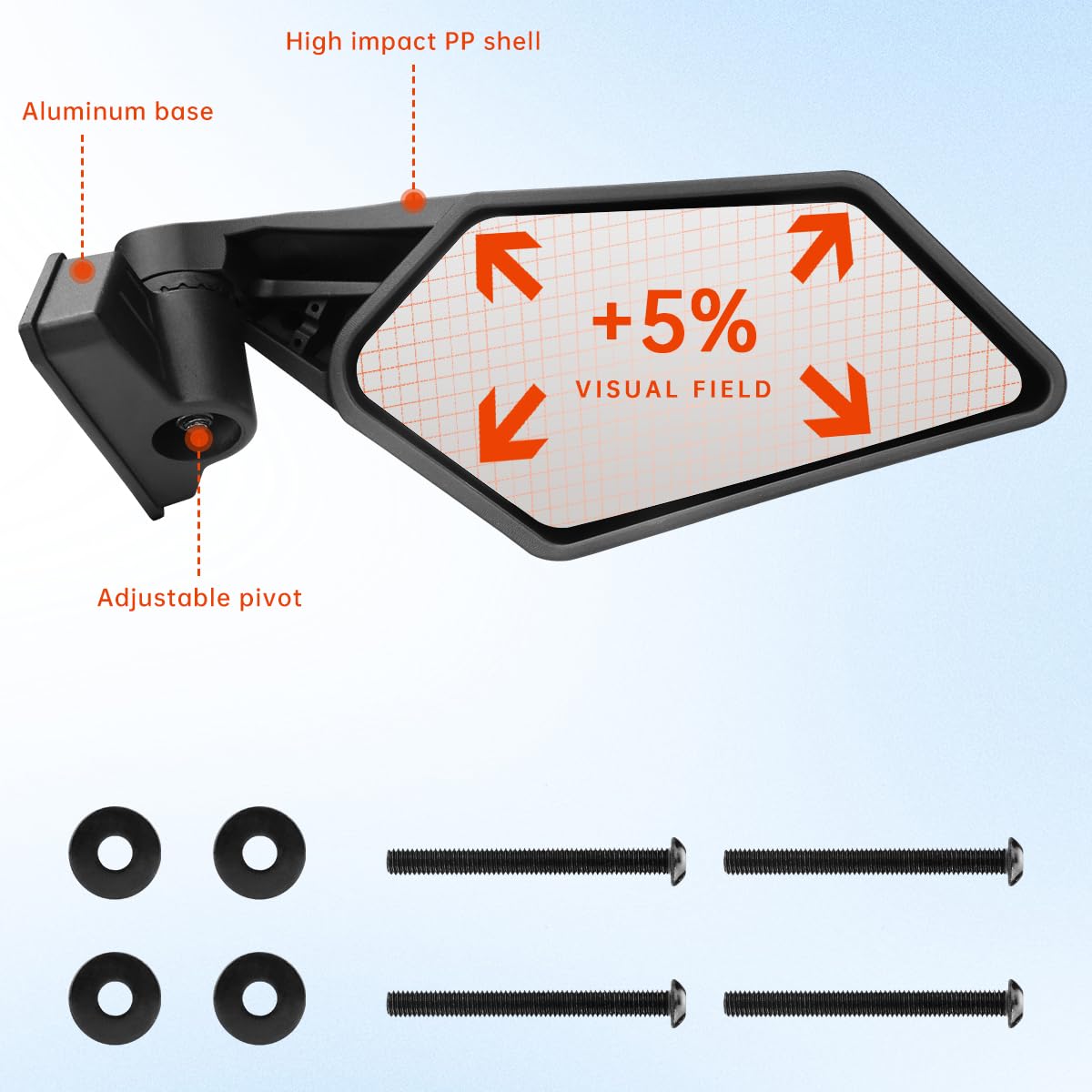 Shejisi X3 Mirrors,Explosion-Proof Glass Upgraded Maverick X3 Side View Mirrors Compatible With 2017-2023 Can Am Maverick X3 / X3 Max Ds Rs Rr Turbo,Not Applicable To Other Utv Models,Oem#715002898