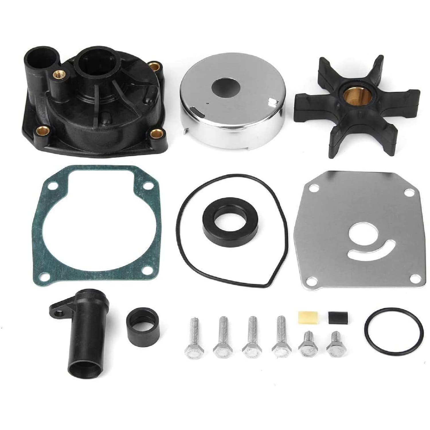 Markgoo 432955 Water Pump Impeller Repair Kit For Omc Johnson Evinrude Outboard 60 65 70 75 Hp Boat Motor Engine Parts Replaceme