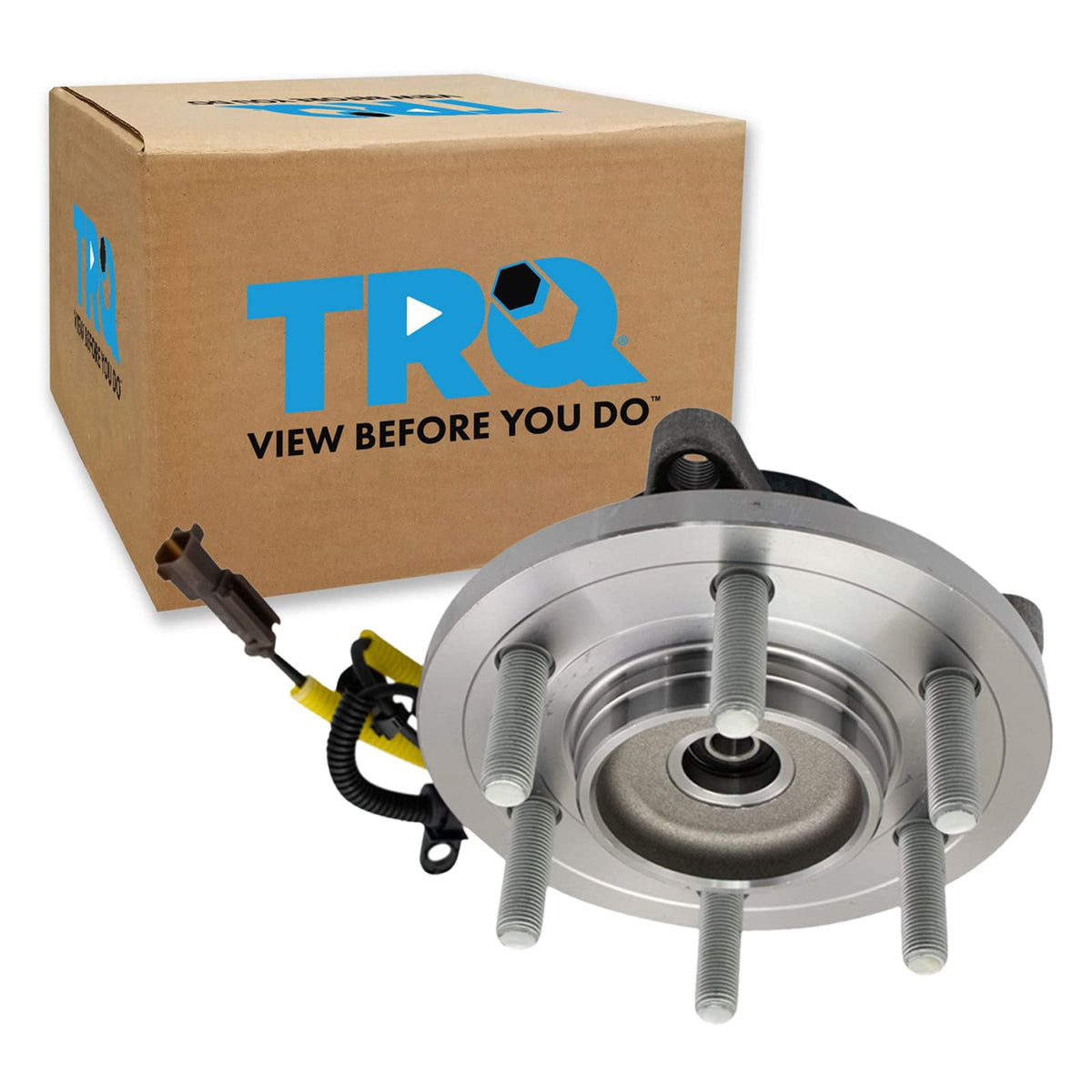 Trq Front Wheel Bearing & Hub Assembly With Abs Sensor Compatible With 2018-2021 Ford Expedition Lincoln Navigator