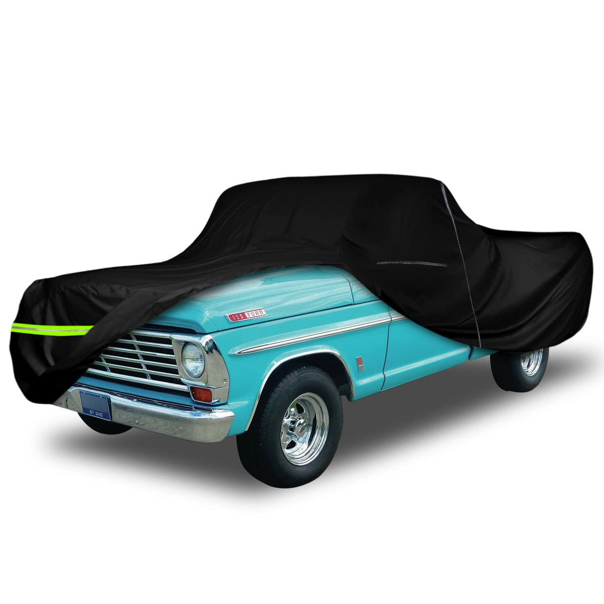 Waterproof Car Cover Replace for Ford F100 F250 1961-1972, F100 F150 F250 1973-1991 2 Door Regular/Standard Cab Long Bed 8ft All