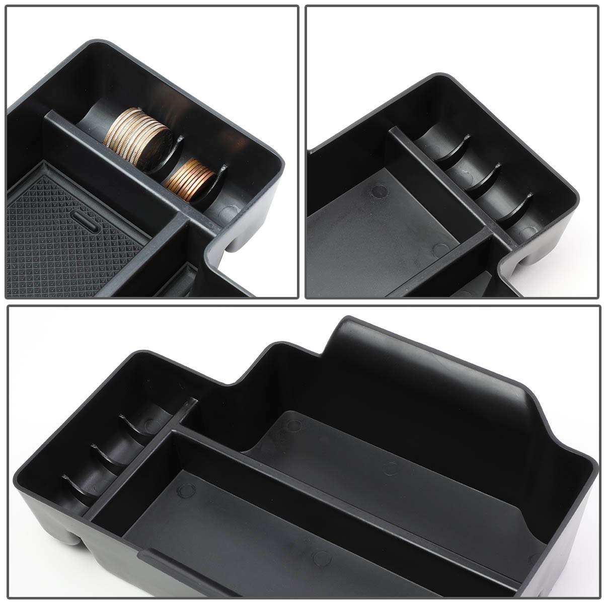 Dna Motoring Center Console Organizer Tray Compatible With 15-19 Colorado/Canyon, Armrest Storage Box, Ztl-Y-0009