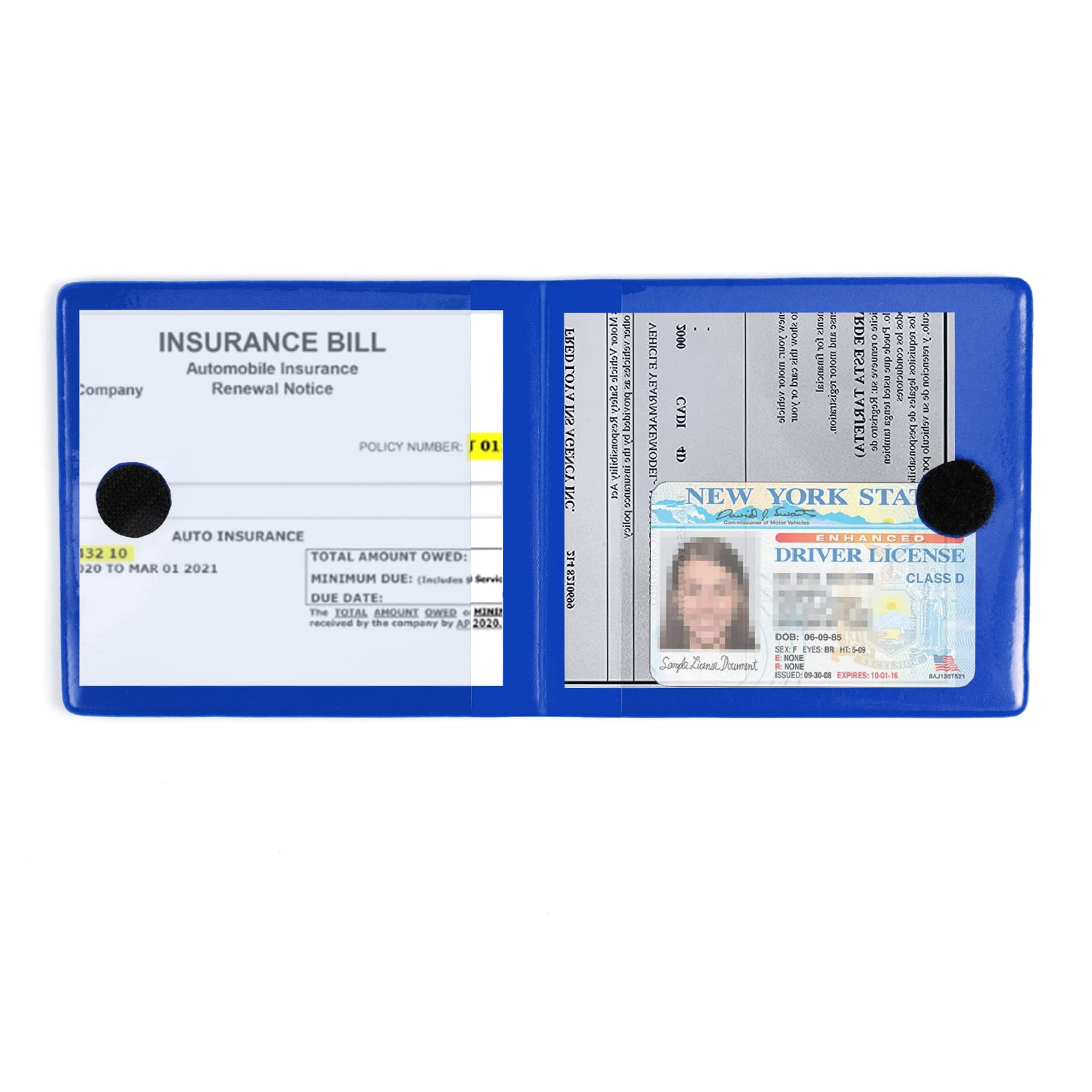 Uyye Auto Car Essential,Car Registration And Insurance Card Documents Holder2-Pack,Car Interior Accessories For Car,Truck,Suv An
