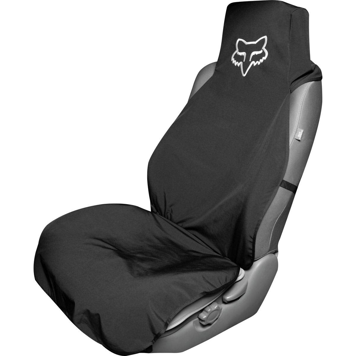 Fox Racing Seat Cover, Car Bucket Seat Protector, Adjustable, Waterproof, Black