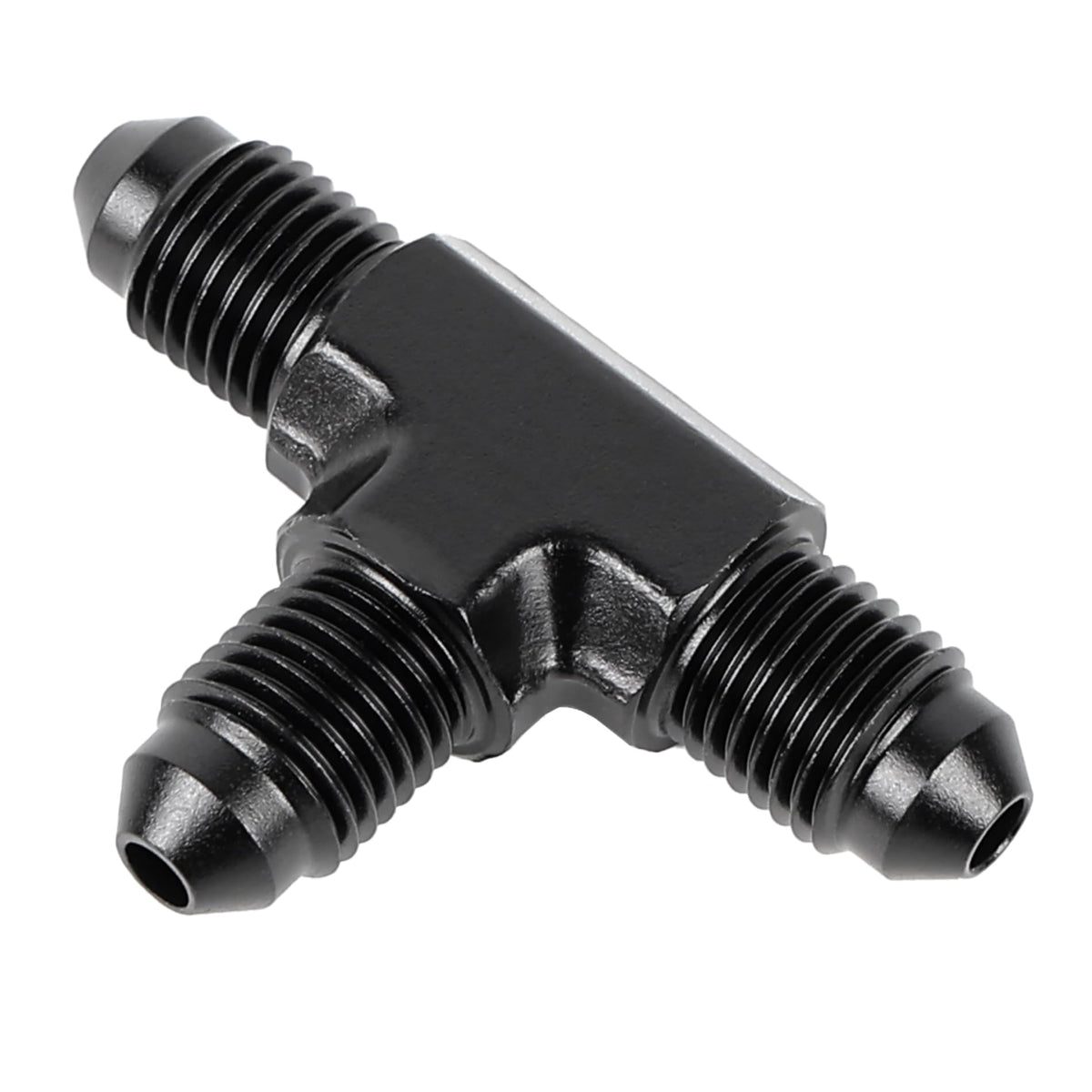 Evil Energy 3An Male Flare Tee Fitting Adapter T Union Aluminum Black