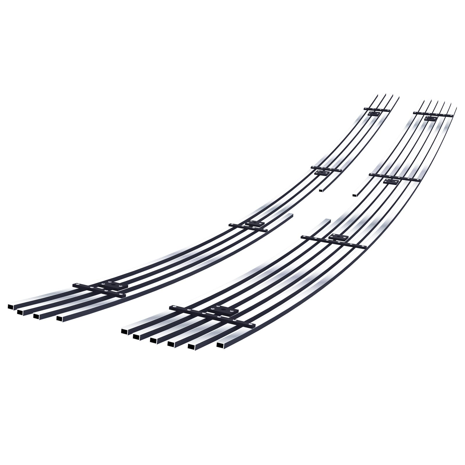 Off Roader eGrille Compatible with Chevy Silverado 1500 2007-2013 Main Upper Stainless Steel Chrome 8x6 Billet Grille Insert BGC