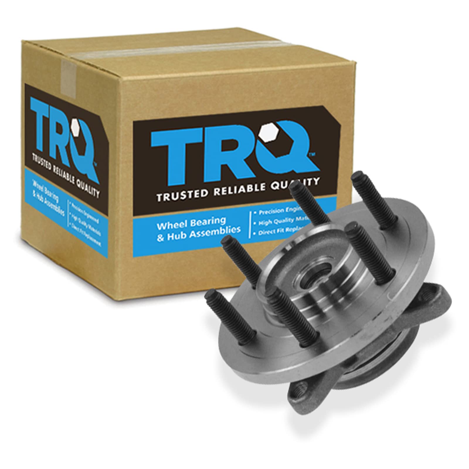 Trq Wheel Bearing & Hub Assembly With Abs Sensor Compatible With 2007-2010 Ford Expedition Lincoln Navigator
