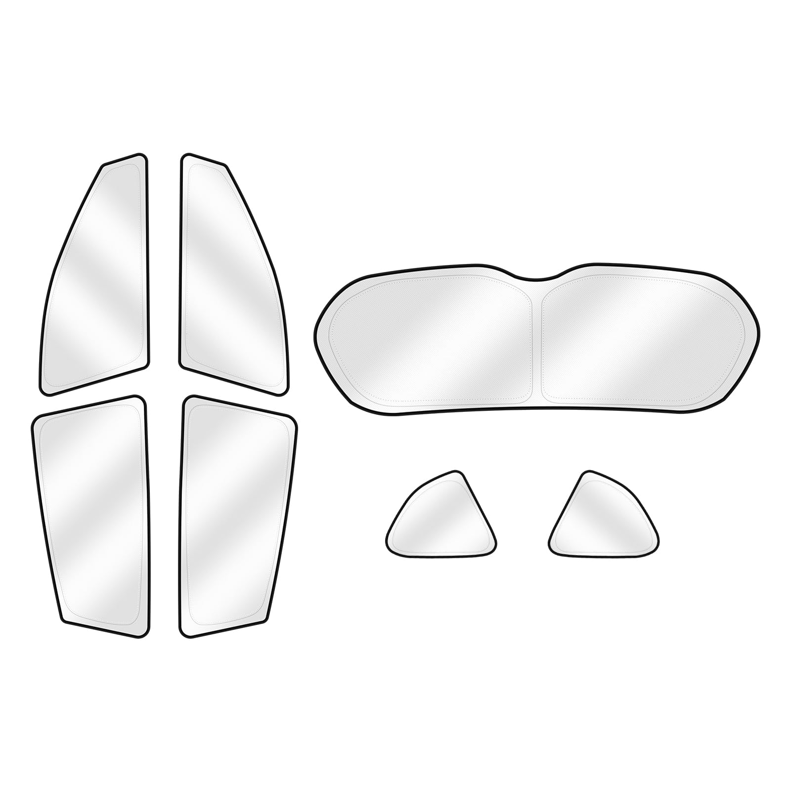 Canvcle Sunshades For 2013-2018 Toyota Rav4 Accessories Sun Shade Side Rear Window Shade Cover Sun Visor Shield Privacy Protecti