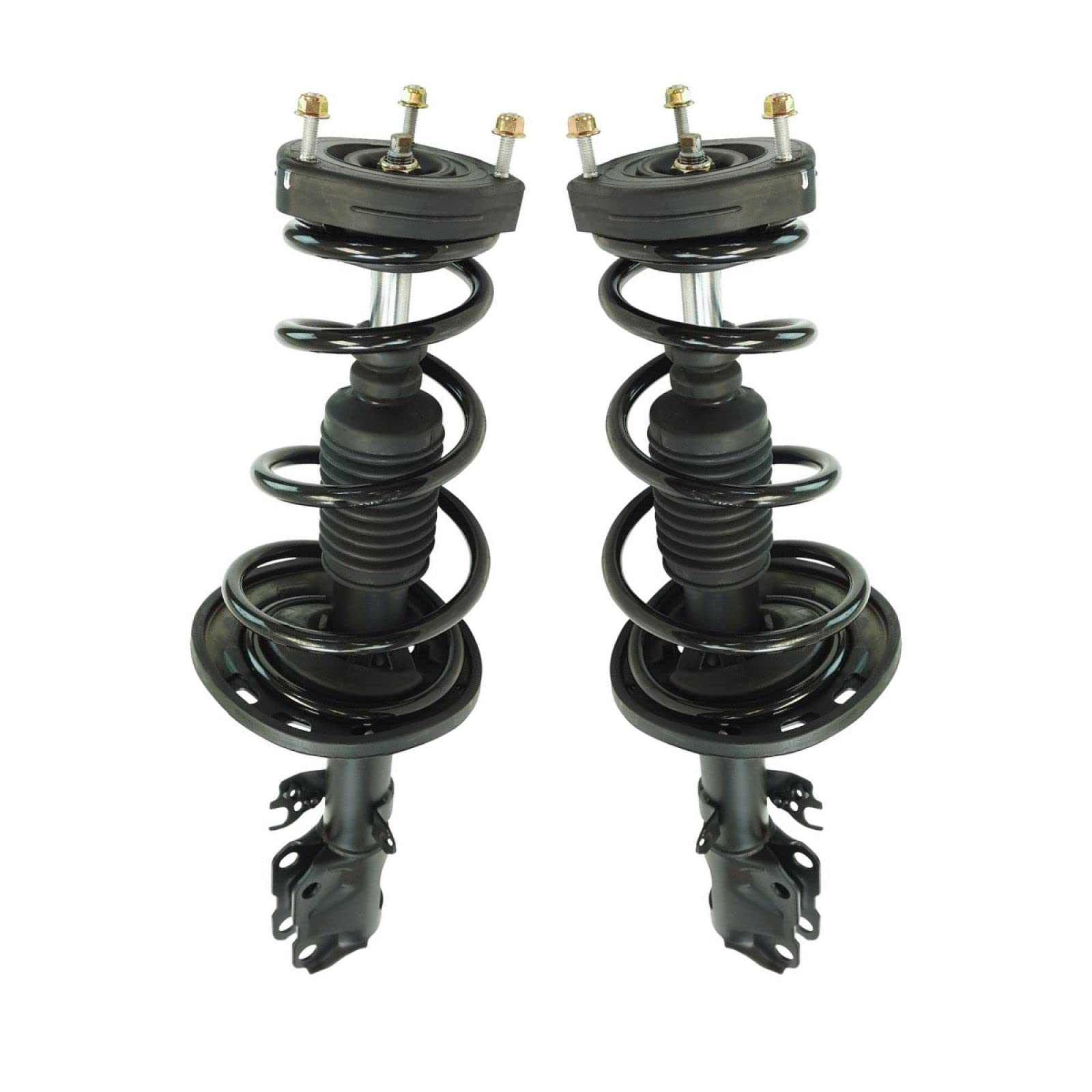Trq Rear Strut & Coil Spring Assembly Set Driver & Passenger Sides Compatible With 12-17 Toyota Camry