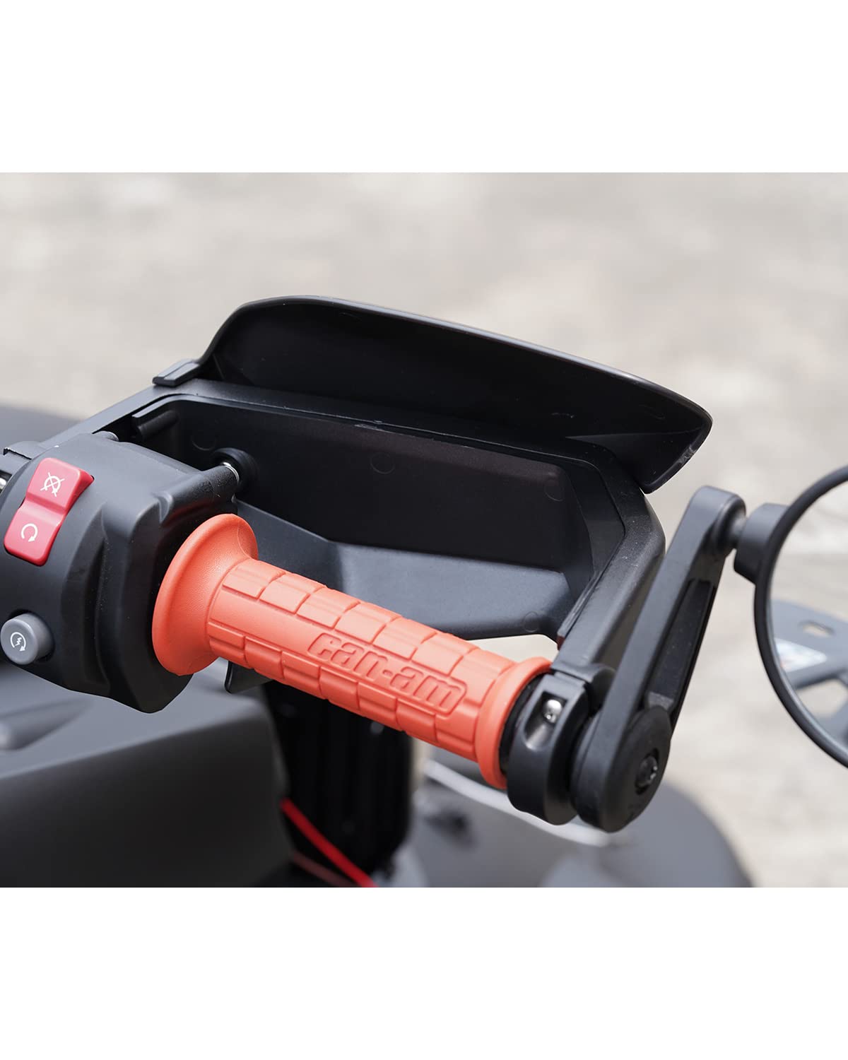 Ryker Handguards Protector Air Deflector,A & Utv Pro Plastic Hand Guards Wind Deflector Kit Compatible With Can-Am Ryker All Mod