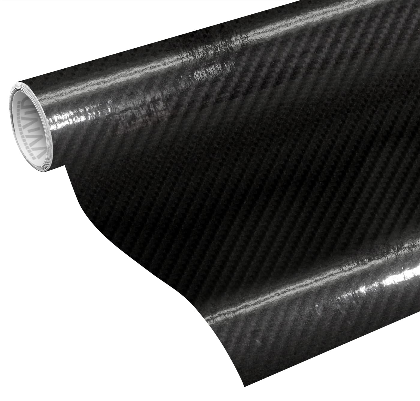 Vvivid Tek R Full-Gloss Black, Highly Weather-Resistant Vinyl Wrap Film Roll (17.75In X 5Ft)