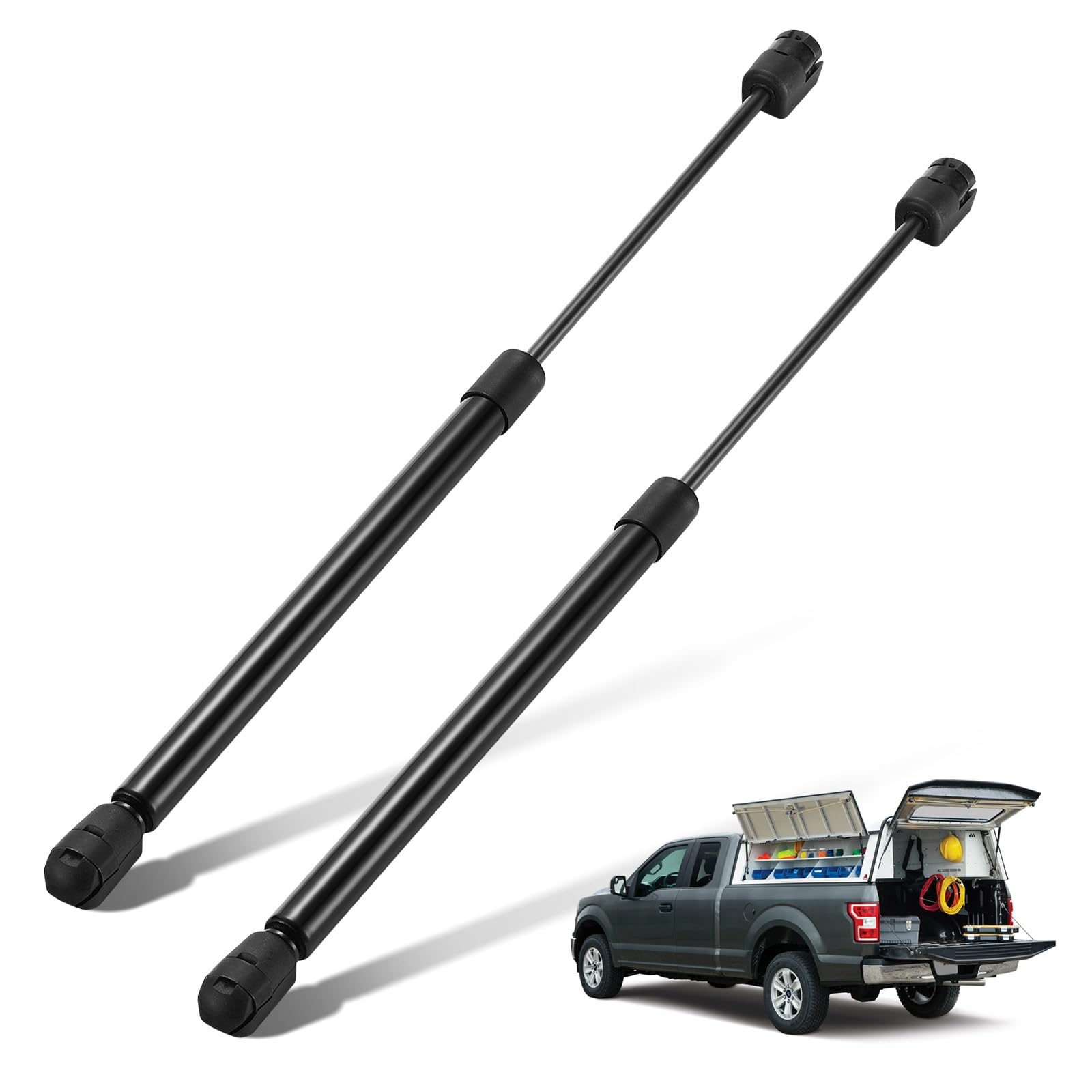 Bdfhyk C16-08941 16In/28Lbs (125N) Gas Shock Strut For Eer Are Snugtop Camper Shell Truck Topper Rear Window, Truck Pickup Cab C