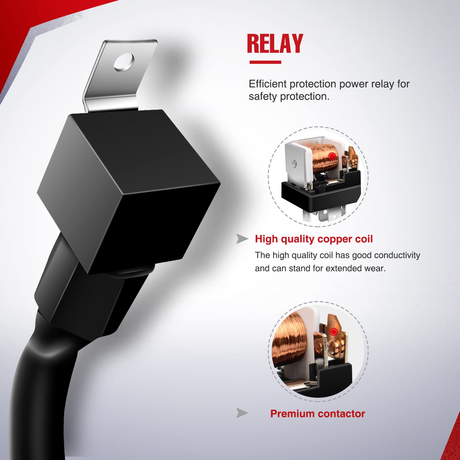 Nilight - 10009W - Ni-Wa05 Led Light Bar Wiring Harness Kit 12V On Off Switch Power Relay Blade Fuse For Off Road Led Work Light