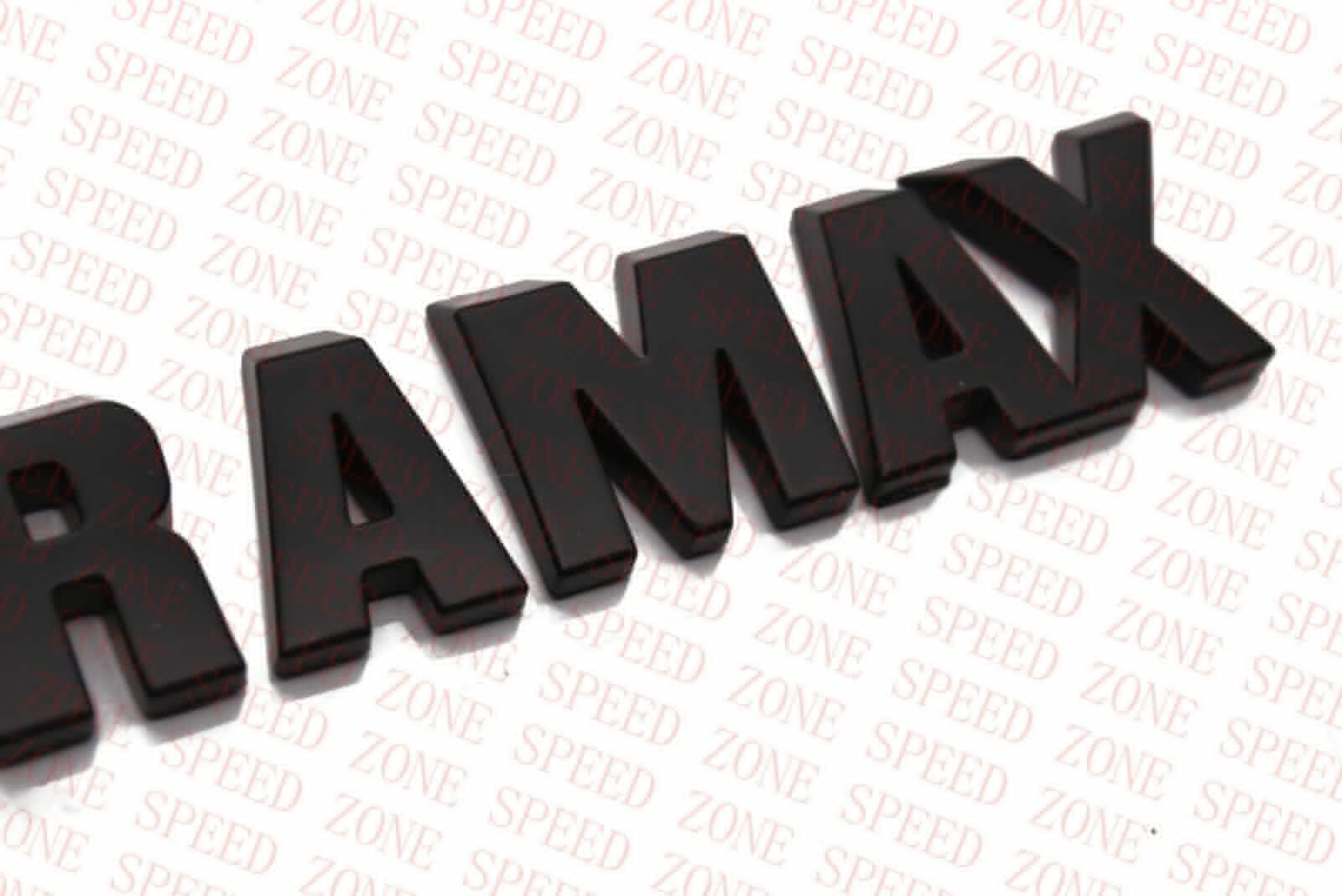 Aimoll 2Pc Matte Black Silverado Duramax Hood Letter Emblem Badge Replacement for 1500 2500 3500