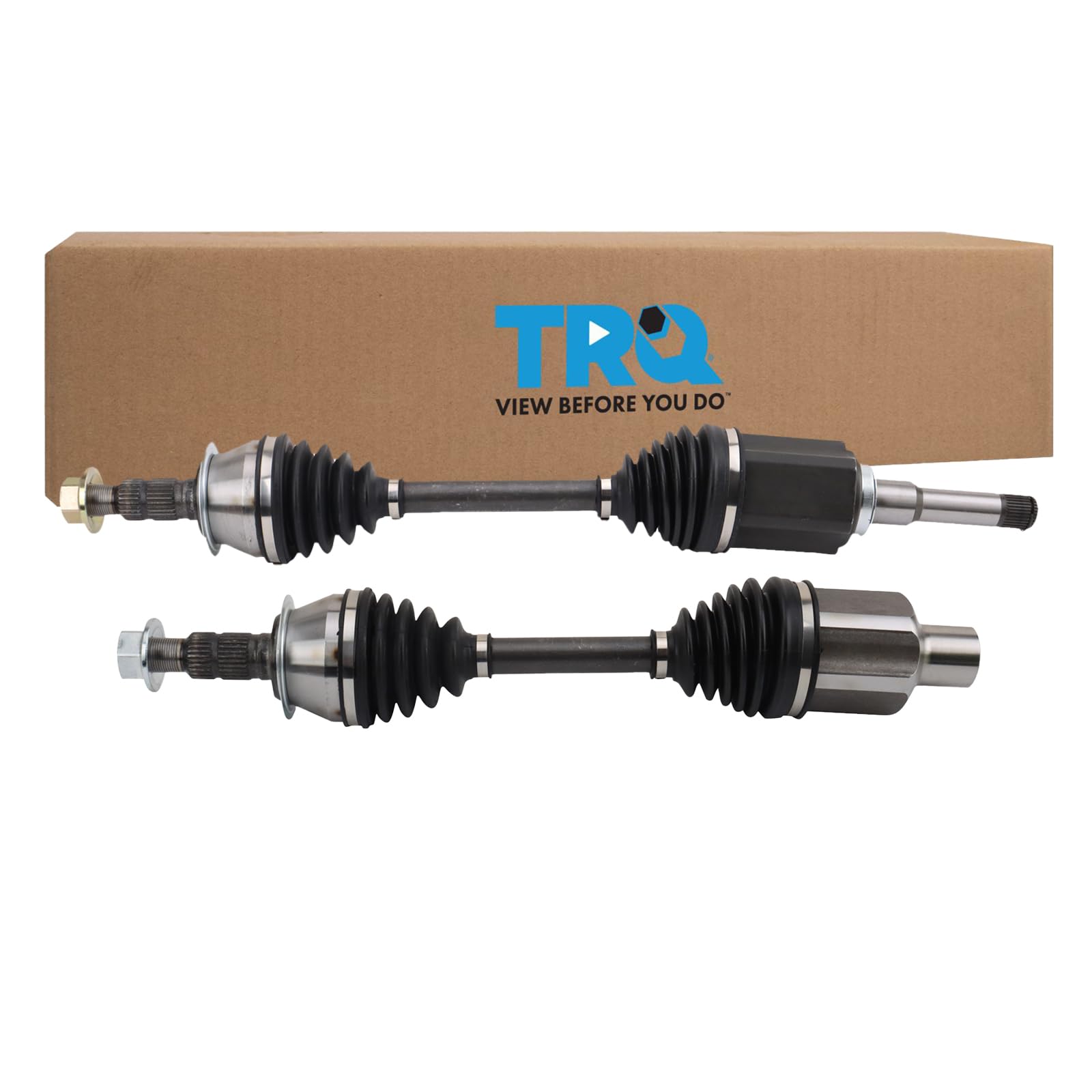 TRQ Front CV Axle Shaft Assembly Set Compatible with 2018-2021 Chevrolet Equinox