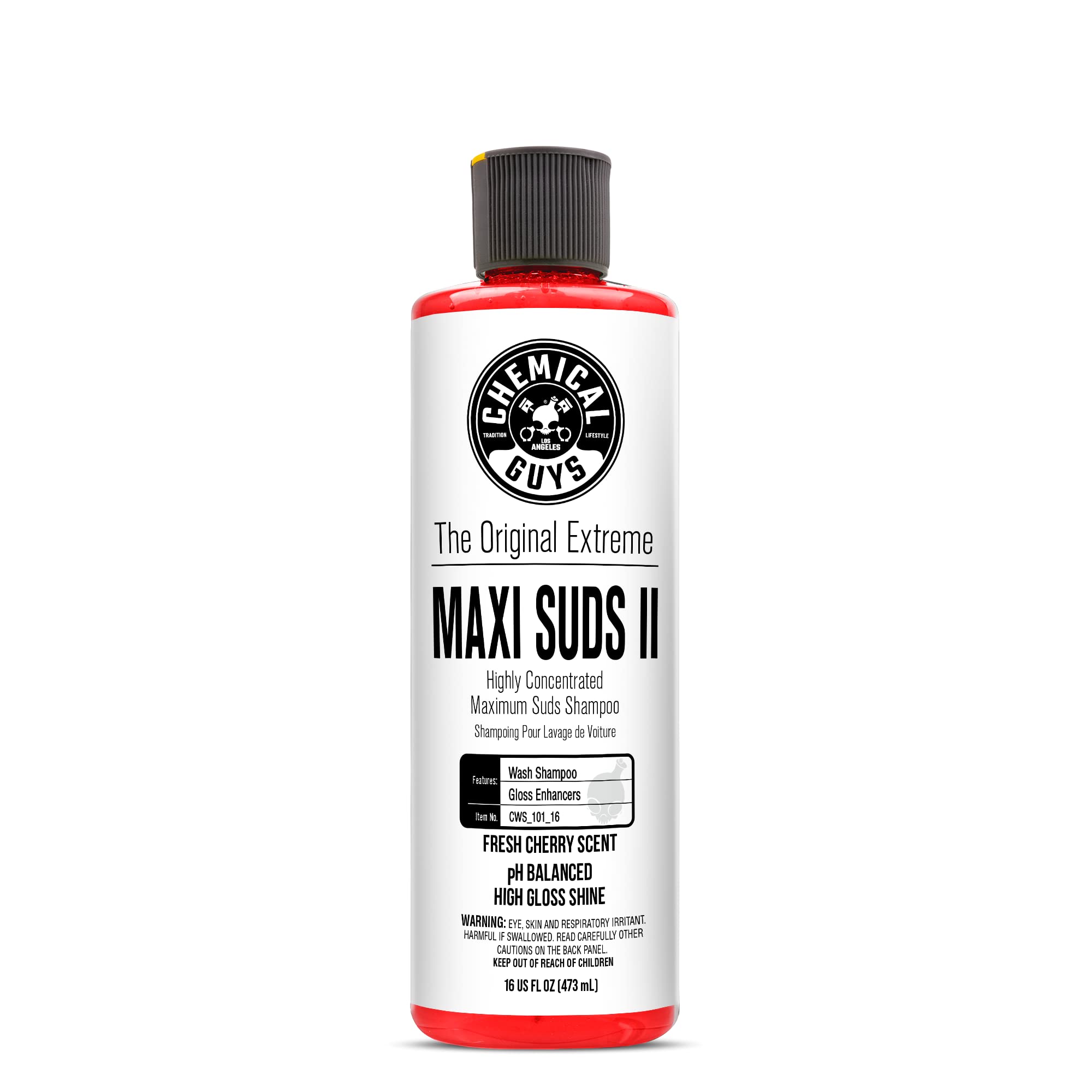 Chemical Guys Cws_101_16 Maxi-Suds Ii Foaming Car Wash Soap (Works With Foam Cannons, Foam Guns Or Bucket Washes) Safe For Cars,