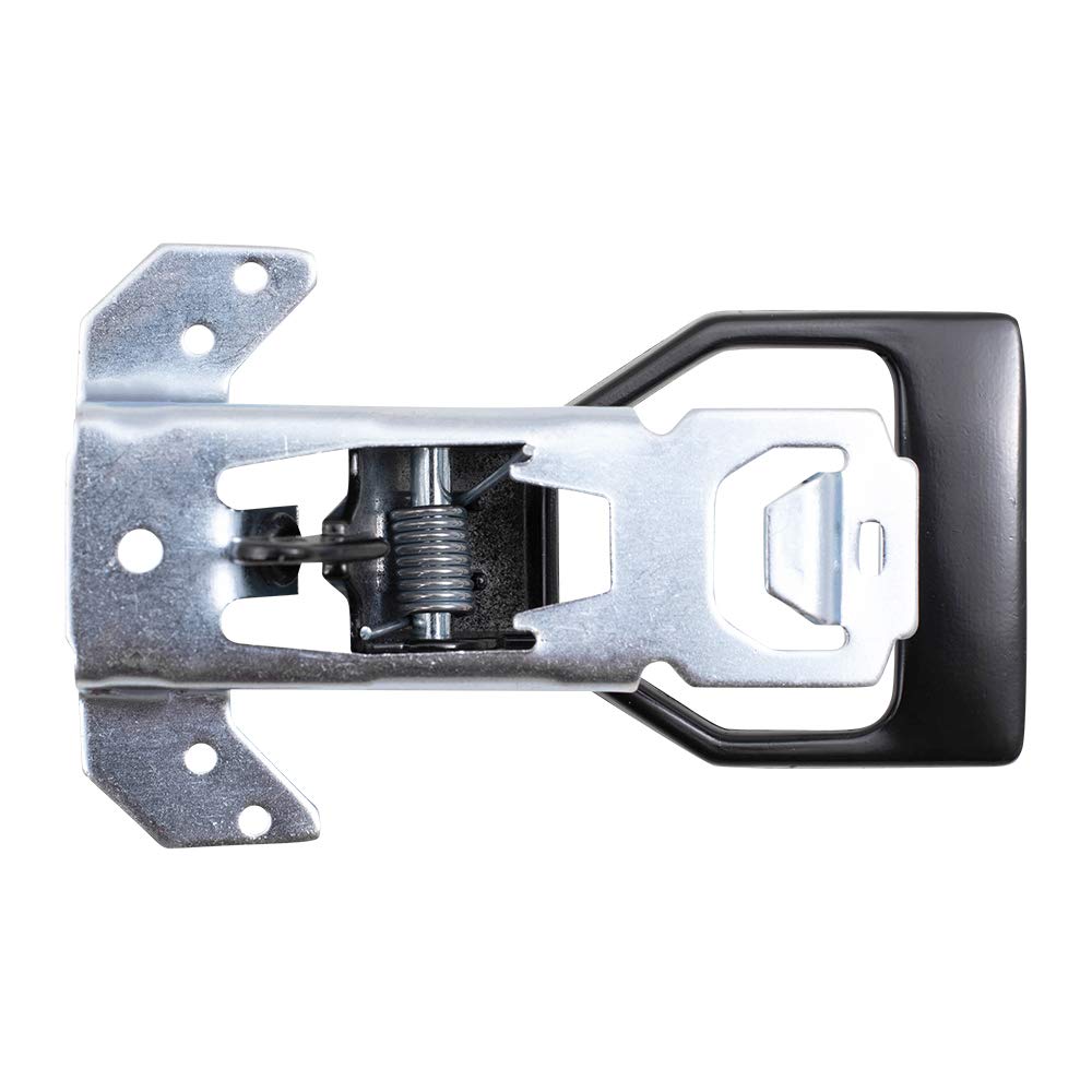 AutoandArt Brock Replacement Pair Set Inside Interior Black Door Handles Compatible with Camaro Fiero Firebird Grand Am 20220728 20531544