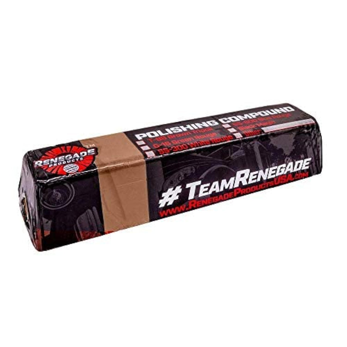 Renegade Products Buffing And Polishing Compund Rouge For Airway Buffing Wheels (Tripoli Brown)