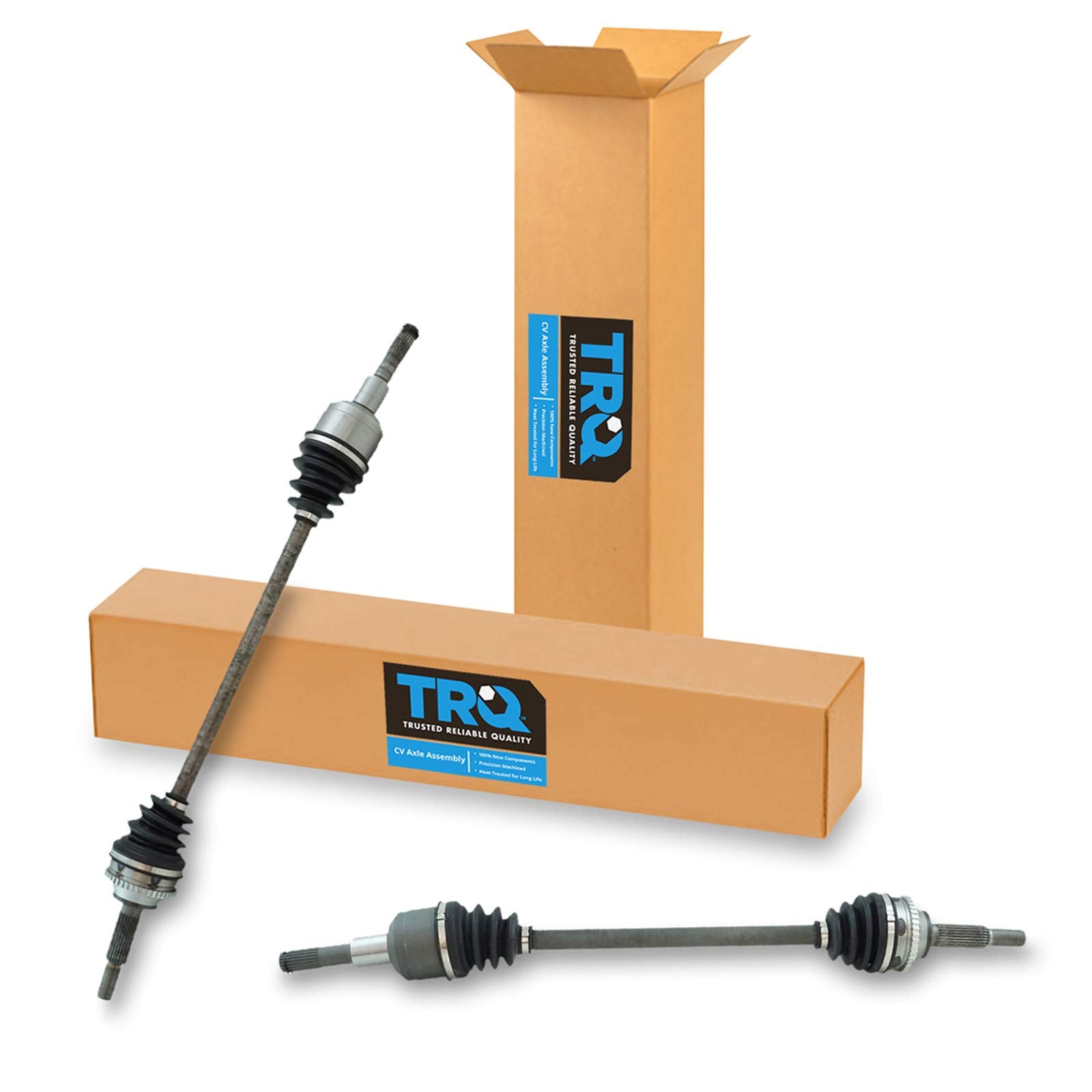 Trq Rear Cv Axle Shaft Assembly Set Compatible With 2001-2007 Ford Escape 2001-2006 Mazda Tribute 2005-2007 Mercury Mariner