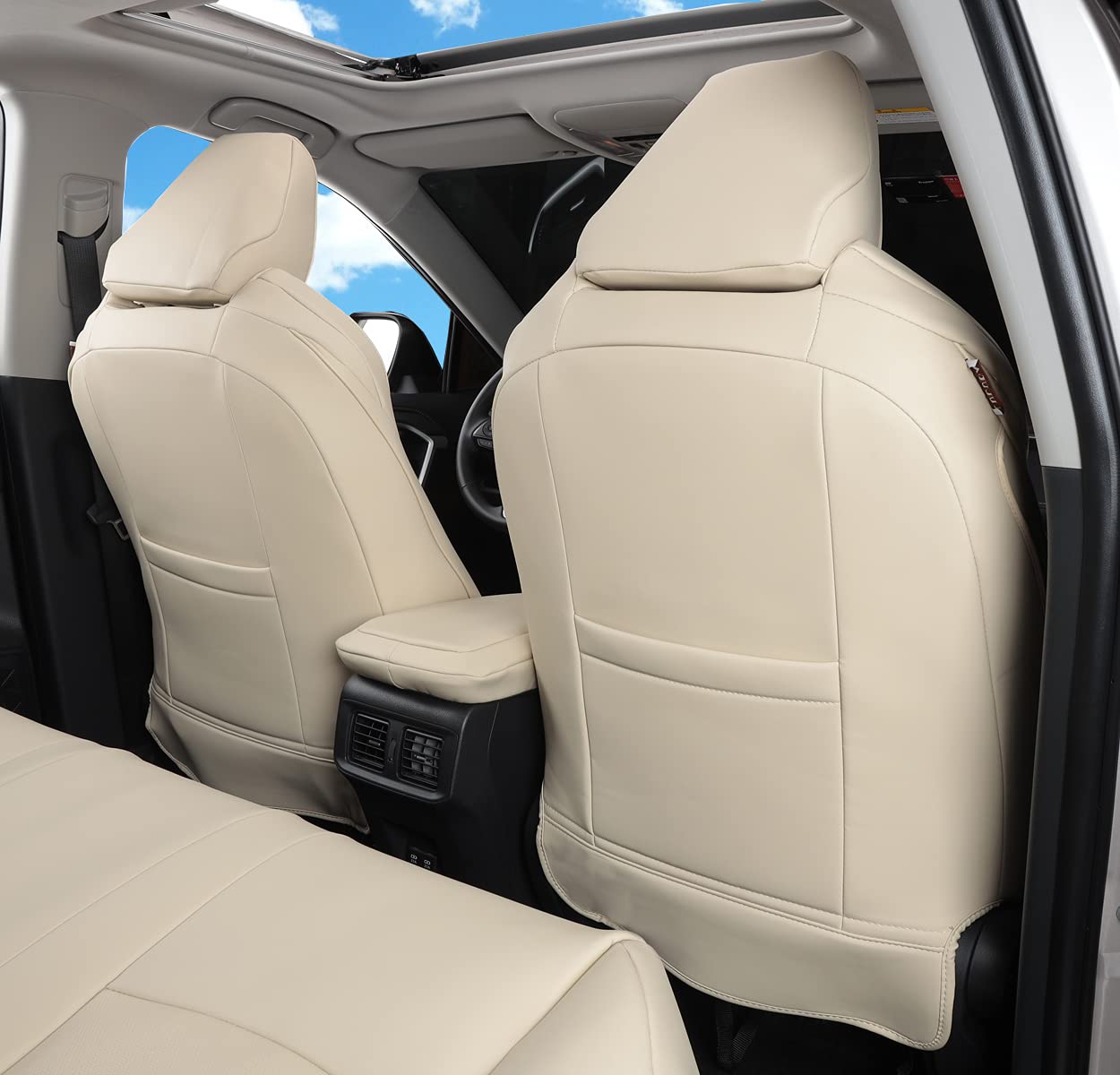 Luluda Custom Fit For Rav4 And Venza Seat Covers Fit For Toyota Rav4 2019 2020 2021 2022 2023 2024 2025 Prime And Xse Hybrid Wit