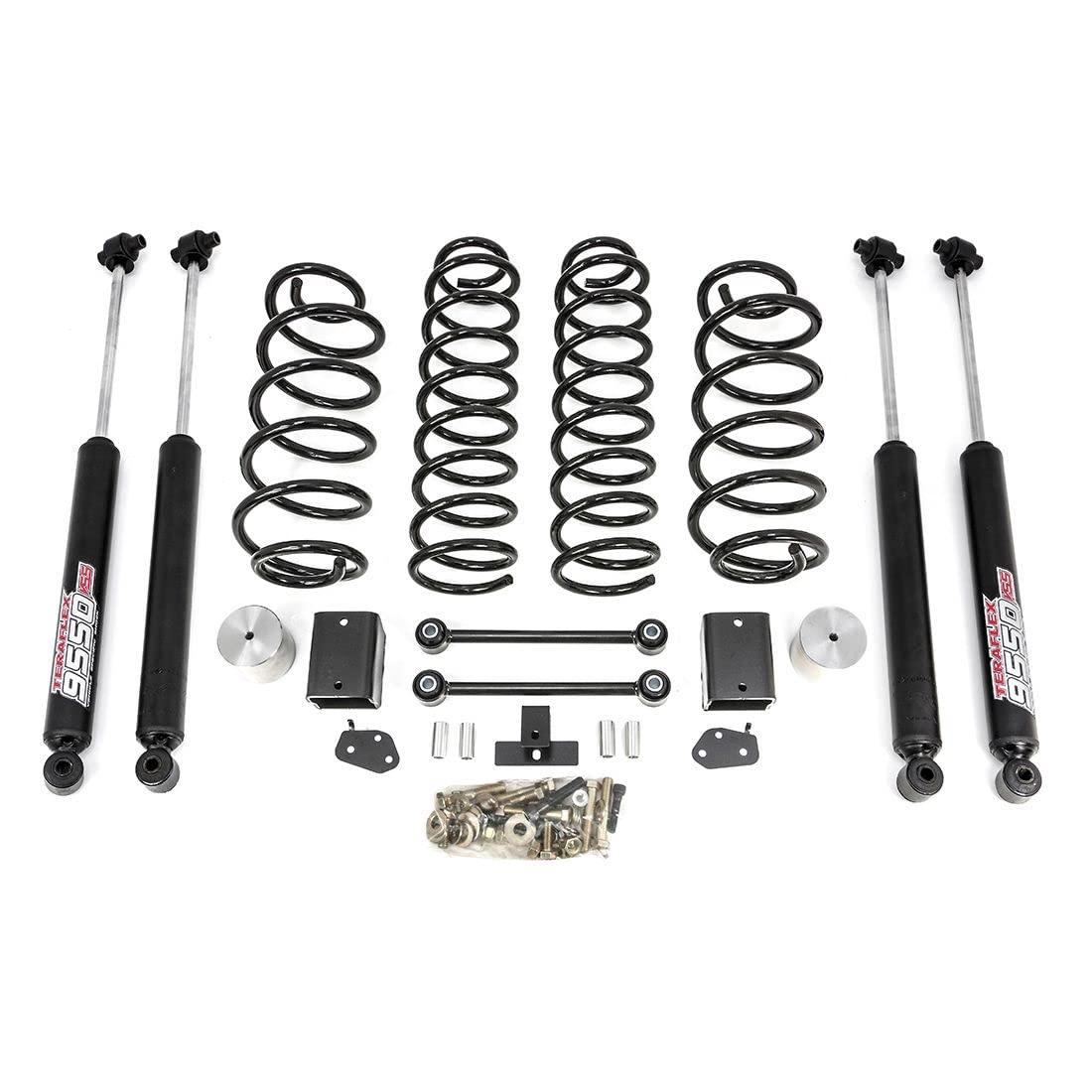 Readylift 69-6828 Coil Spring Lift Kit With Teraflex 9550 Shocks 2.5'' Rubicon, 3.5'' Sahara/Sport
